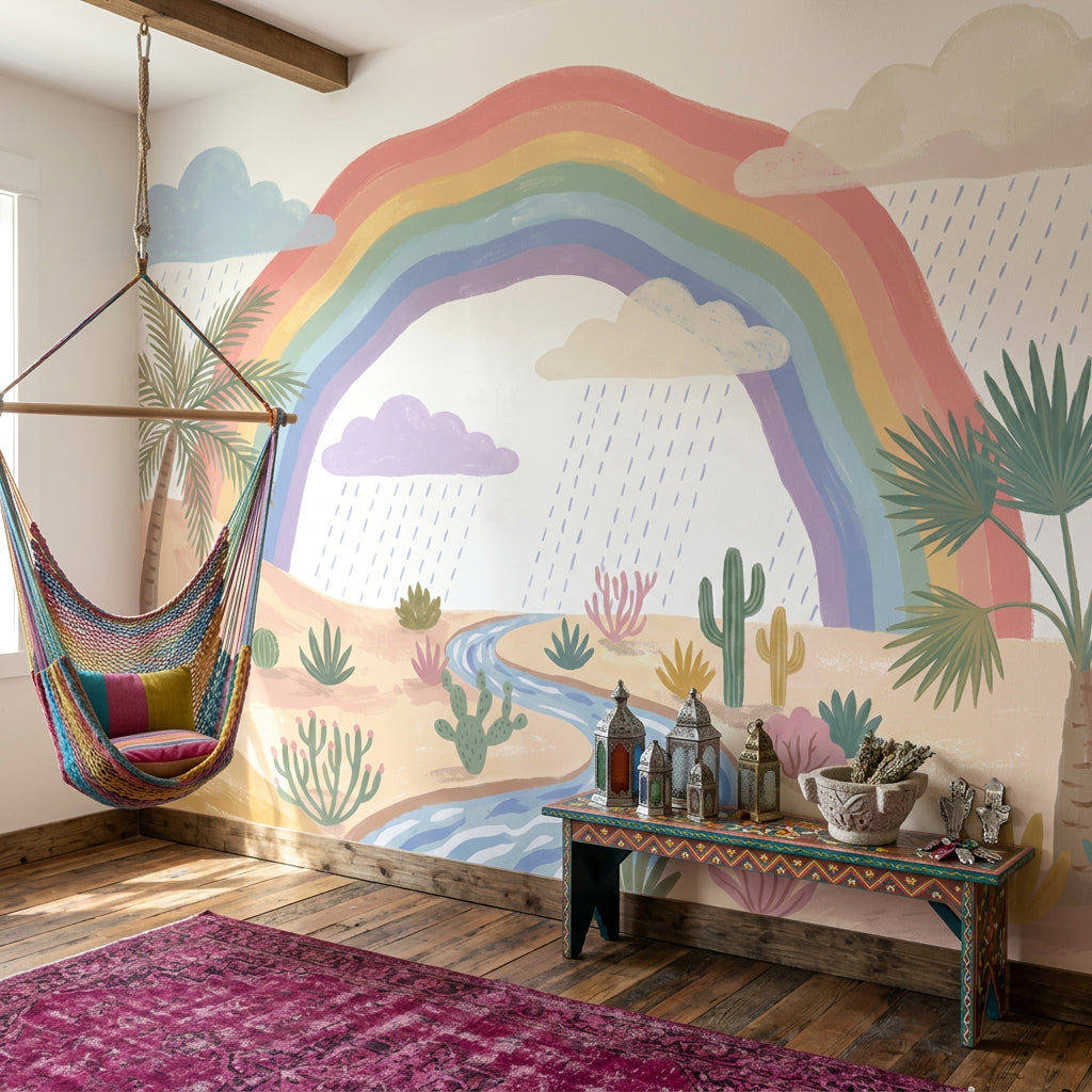 White Background Wallpaper Nursery Removable Kids Room Wall Decor