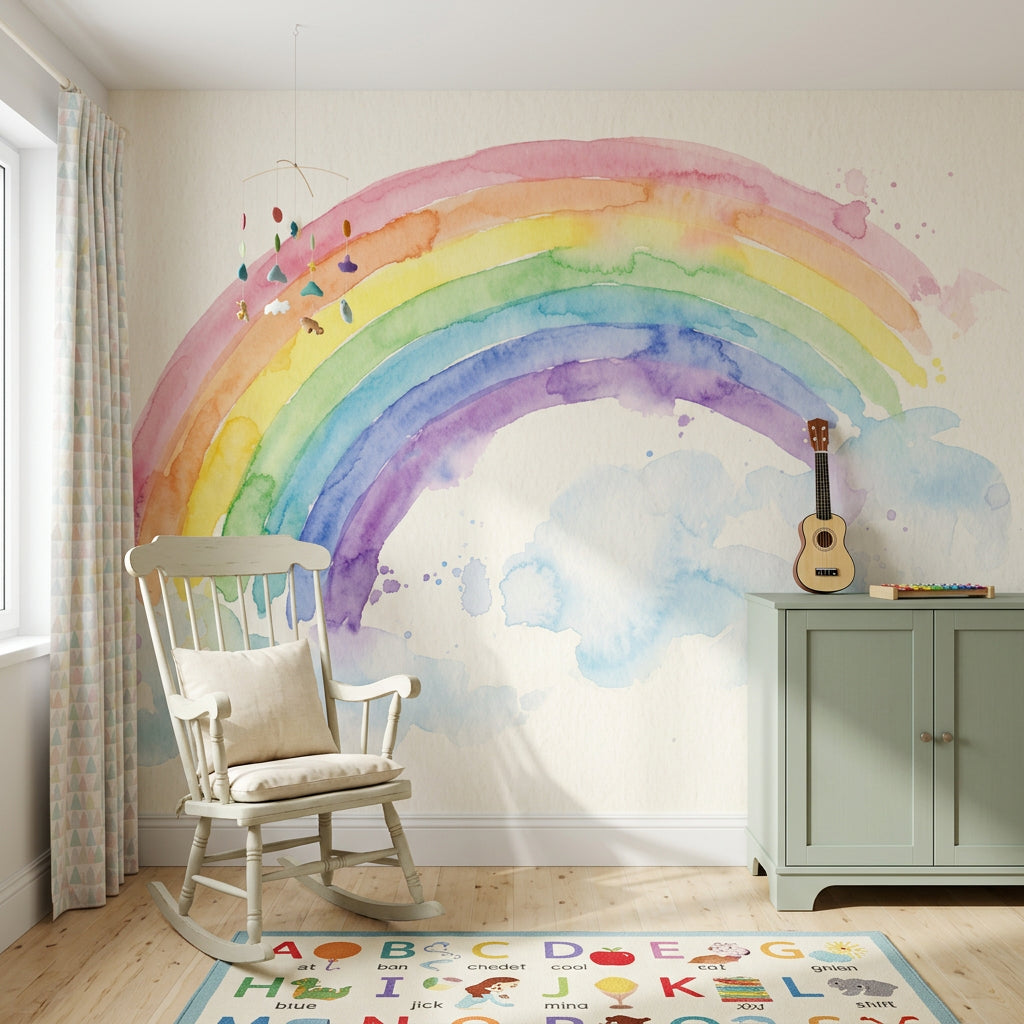 Paper Texture Wallpaper Watercolor Removable Pastel Wall Decor