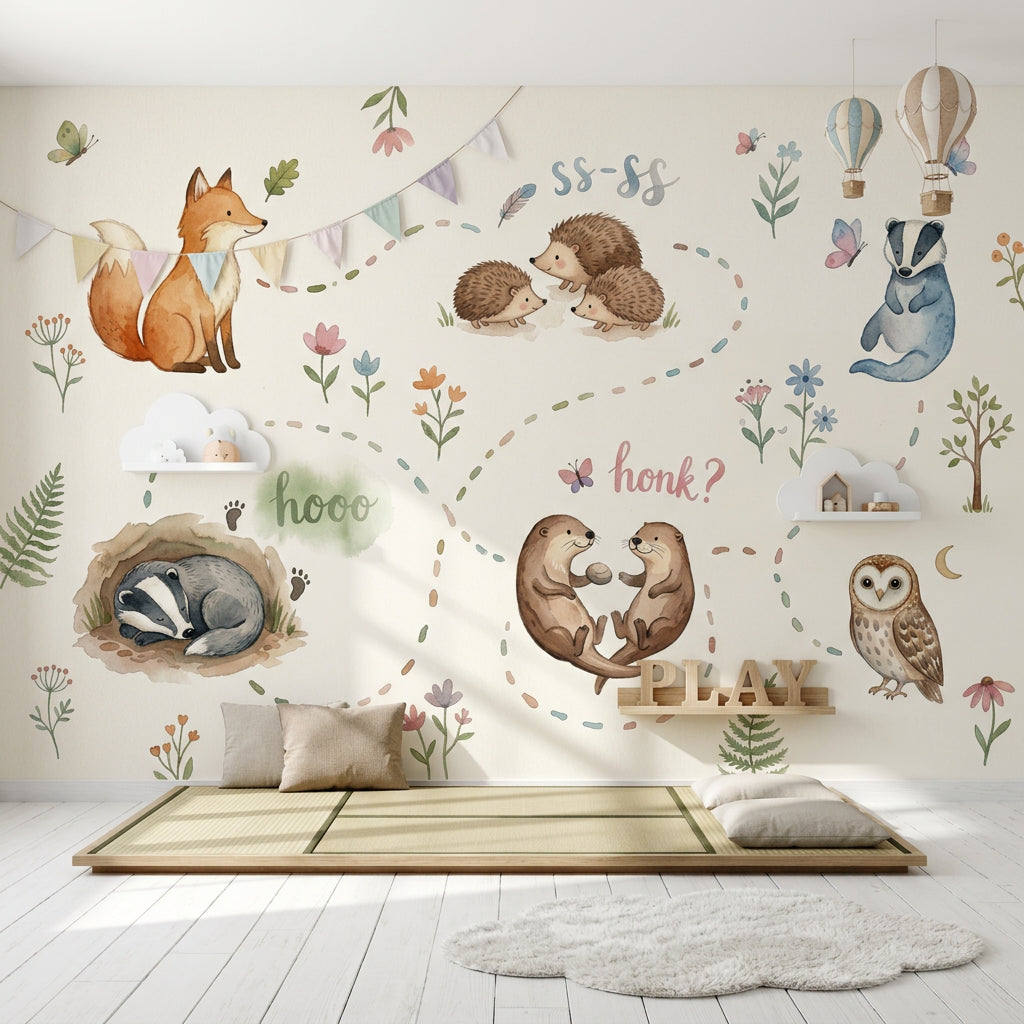 White Background Wallpaper Cream Ivory Wall Mural