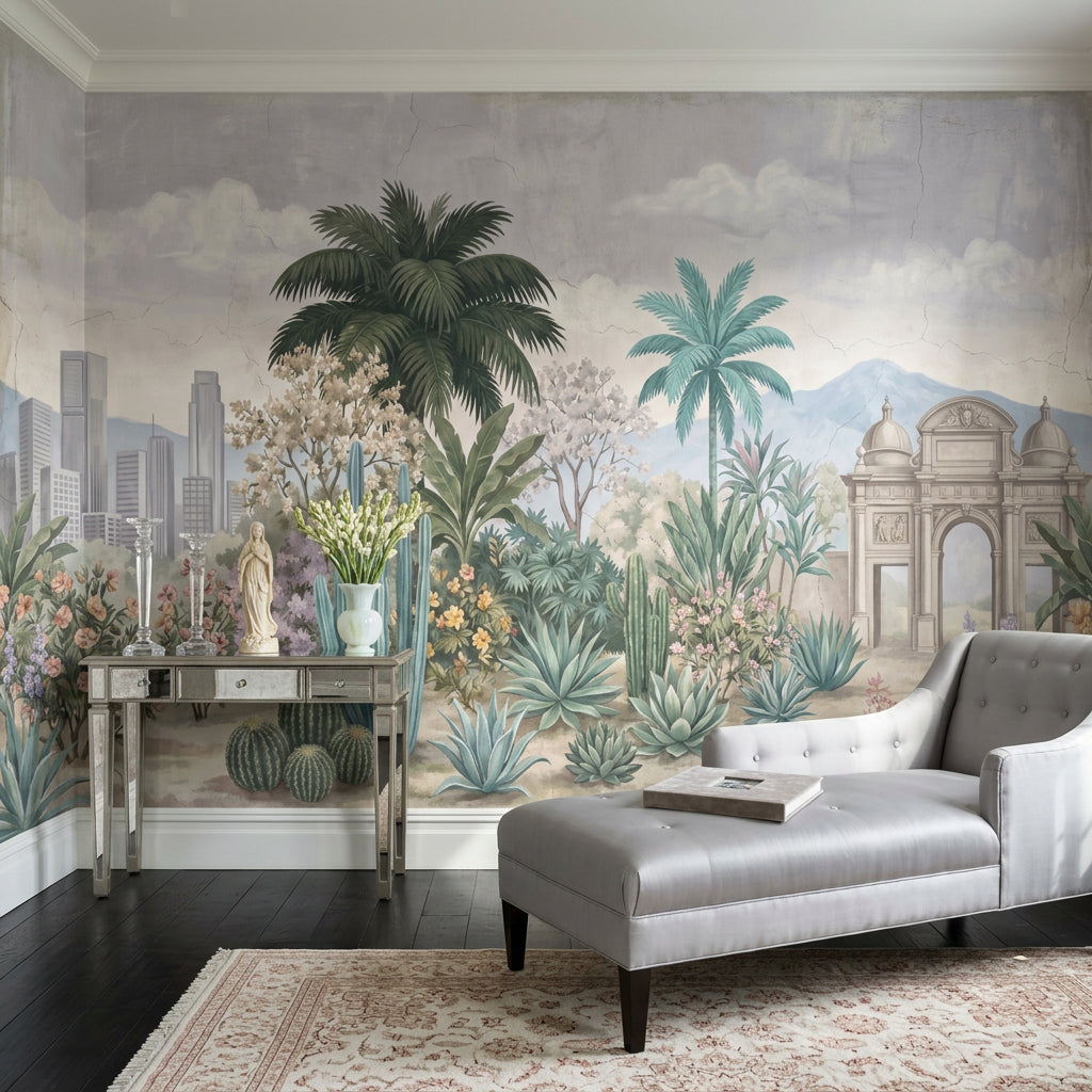 Cloudy Sky Wallpaper Overcast Removable Stormy Wall Decor