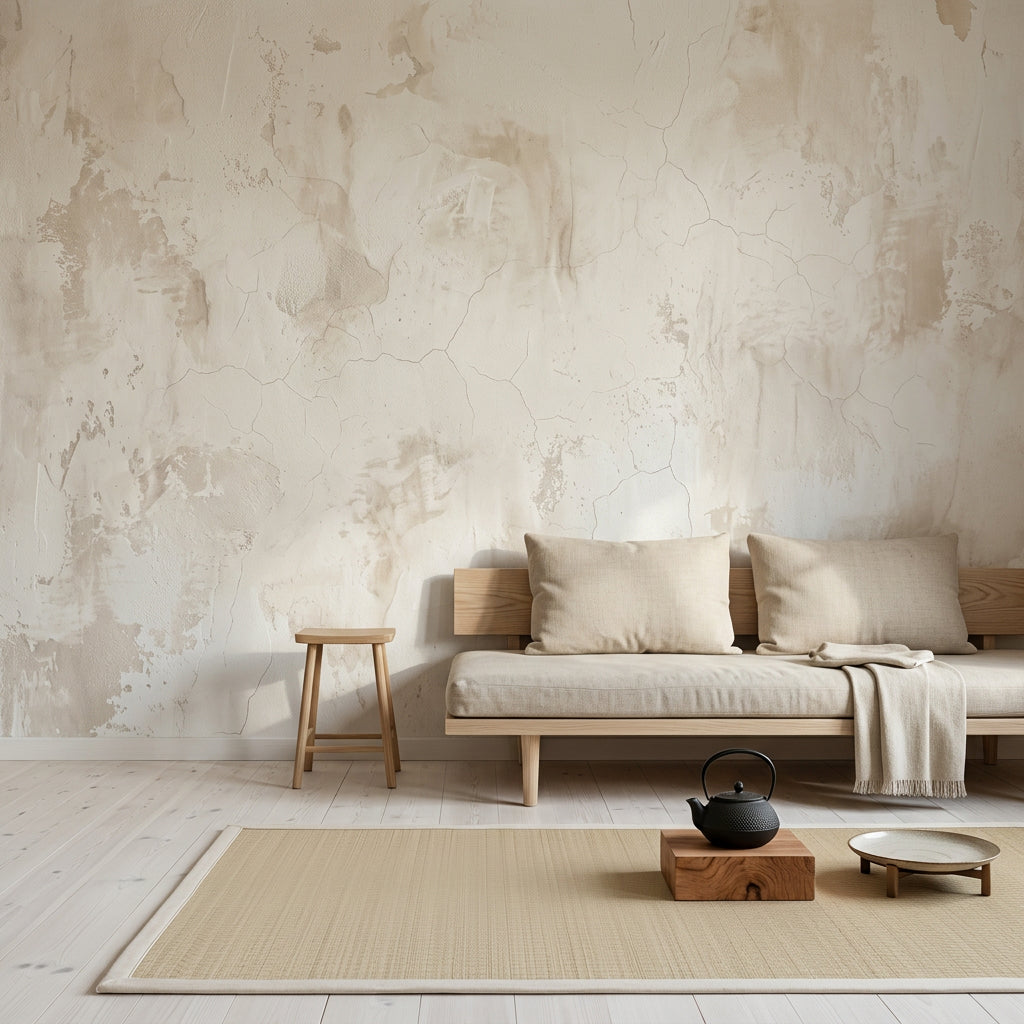 Textured Wall Wallpaper Stucco Removable Distressed Wall Decor