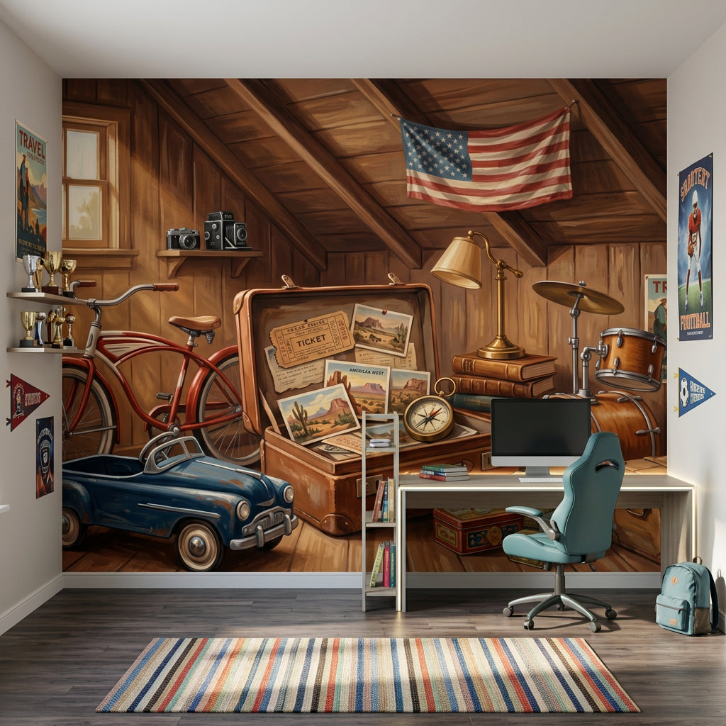 American Flag Wallpaper Walls American Flag Removable Wall Decor