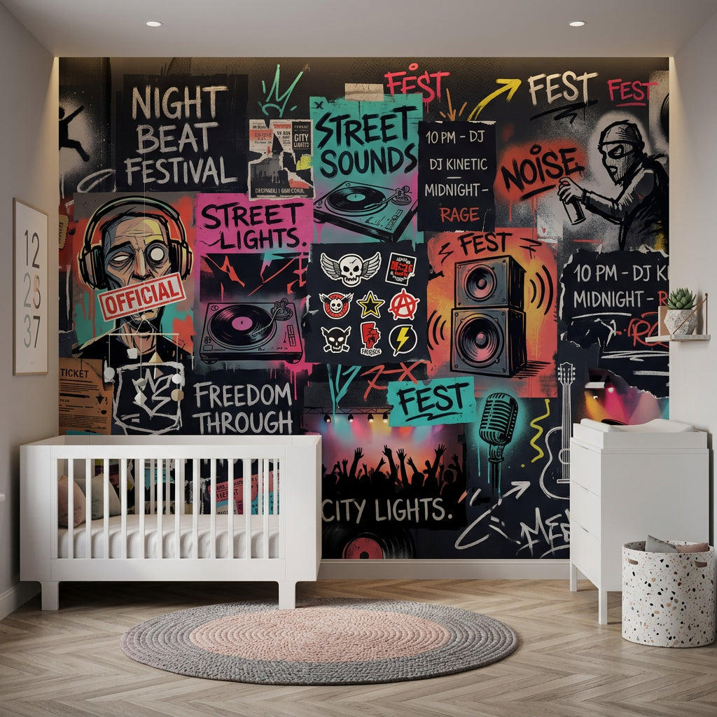 Posters Wallpaper Concert Posters Removable Street Posters Wall Decor