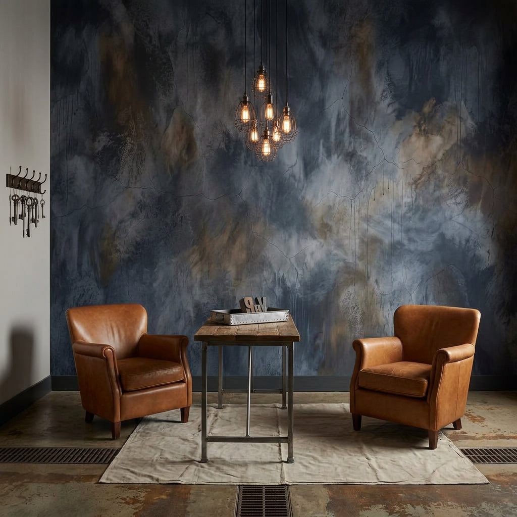 Concrete Texture Wallpaper Cement Finish Industrial Surface Wall Mural
