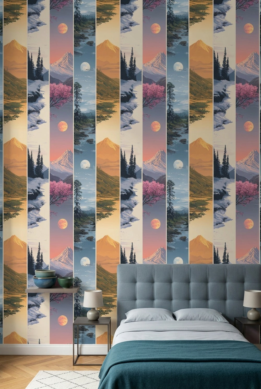 Pink Cherry Wallpaper Cherry Pink Decorative Mural