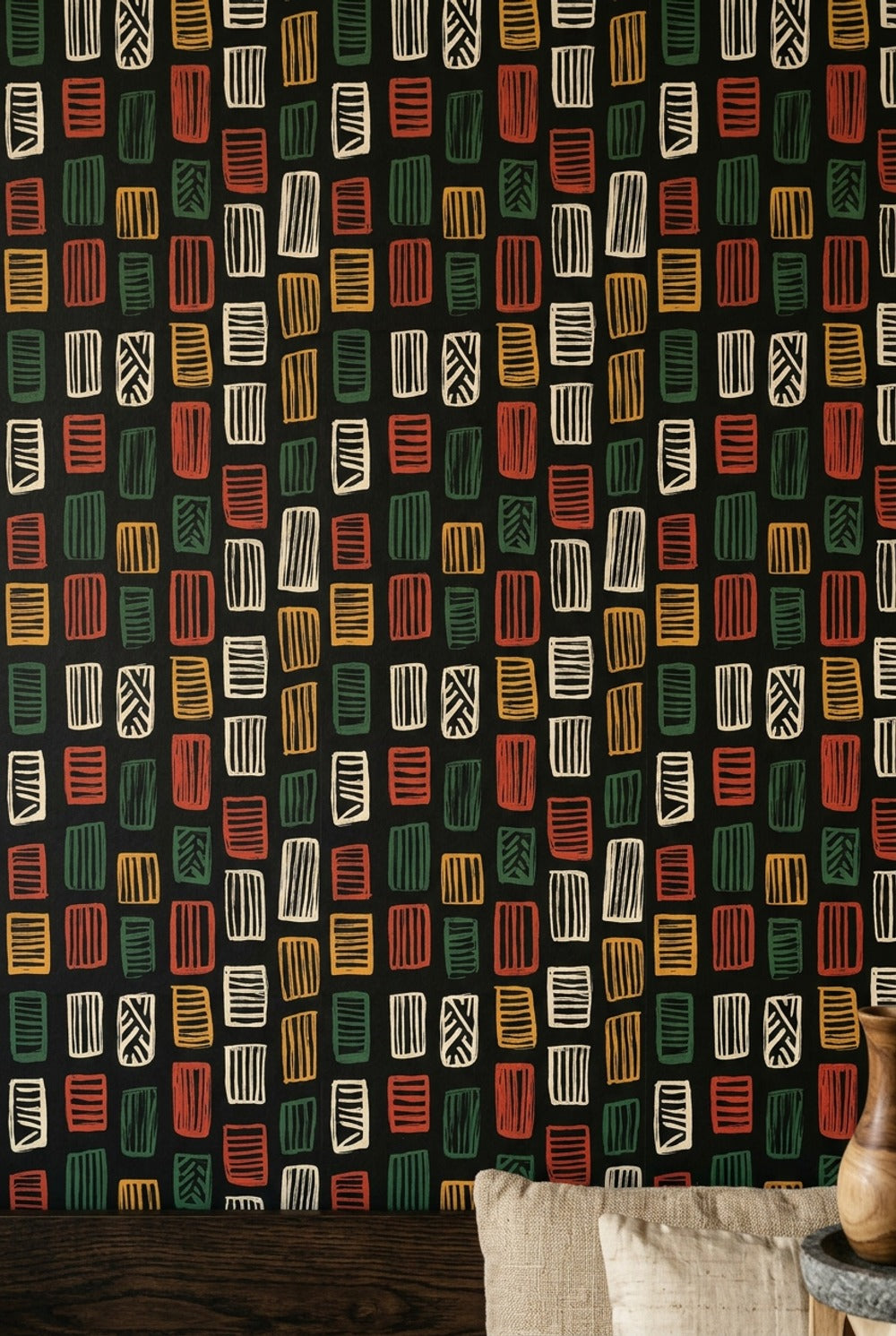 Mid-Century Modern Wallpaper Mid Century Modern Midcentury Modern Decorative Mural
