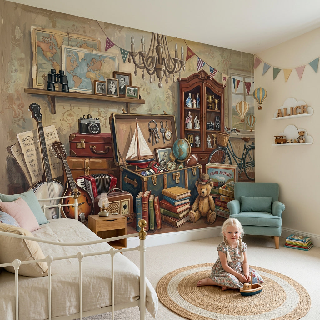 World Maps Wallpaper Atlas Cartography Removable Wall Decor