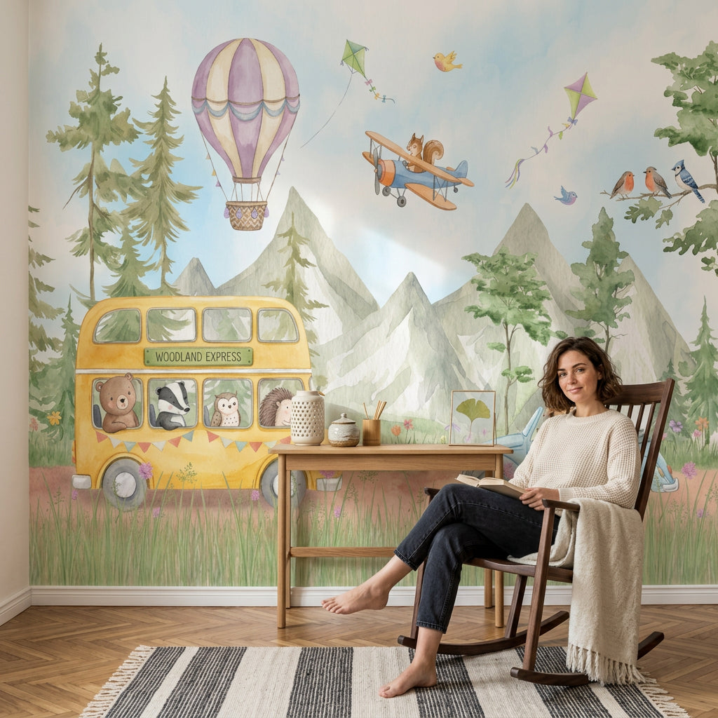 Hot Air Balloon Wallpaper Balloon Sky Removable Wall Decor