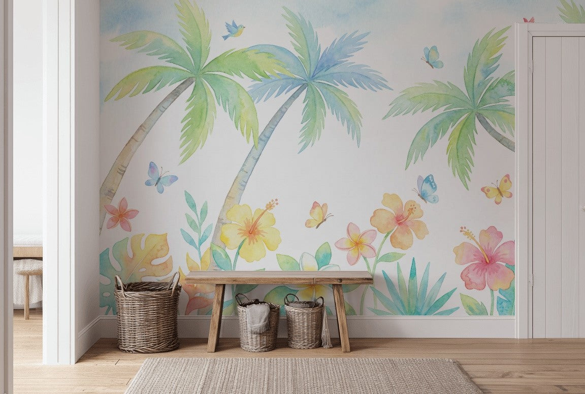 White Background Wallpaper Minimalist Removable Neutral Wall Decor
