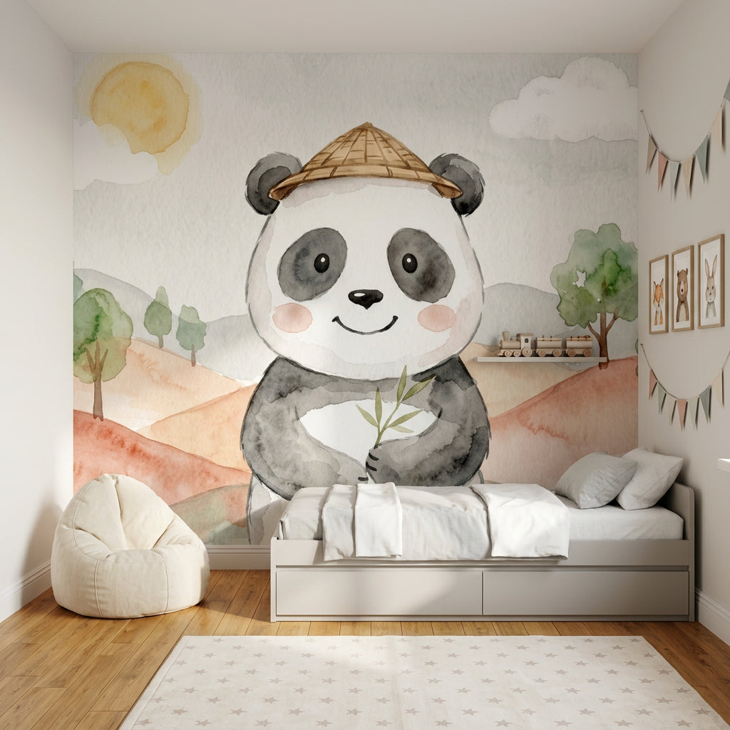 Paper Texture Wallpaper Watercolor Kids Wall Mural
