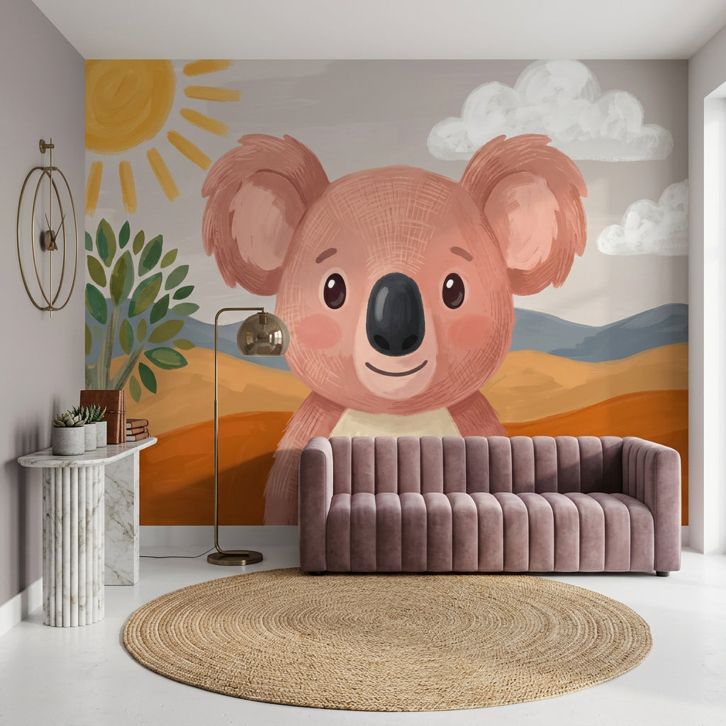 Kids Wallpaper Koala Australian Outback Removable Wall Decor
