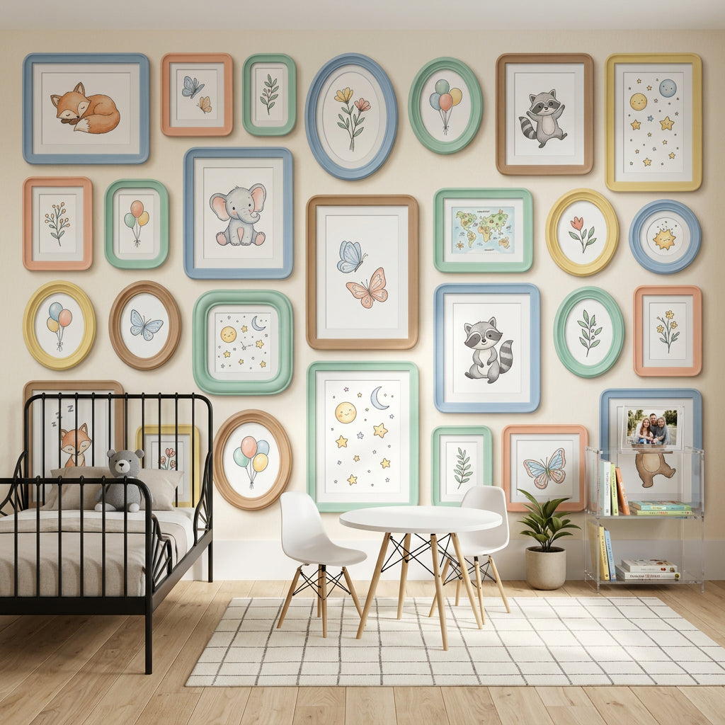 World Map Wallpaper Nursery Kids Wall Mural
