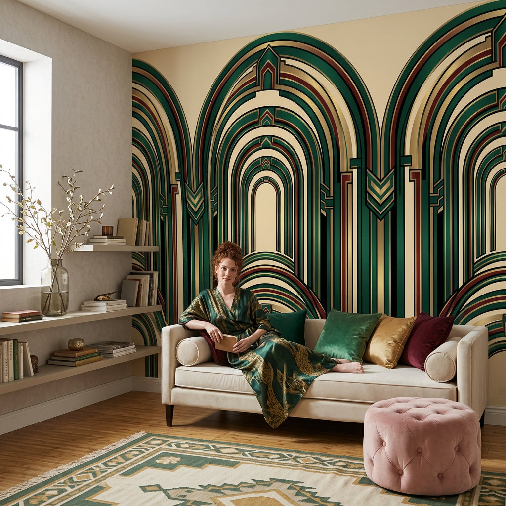 Bright Background Wallpaper Luminous Backdrop Radiant Base Wall Mural