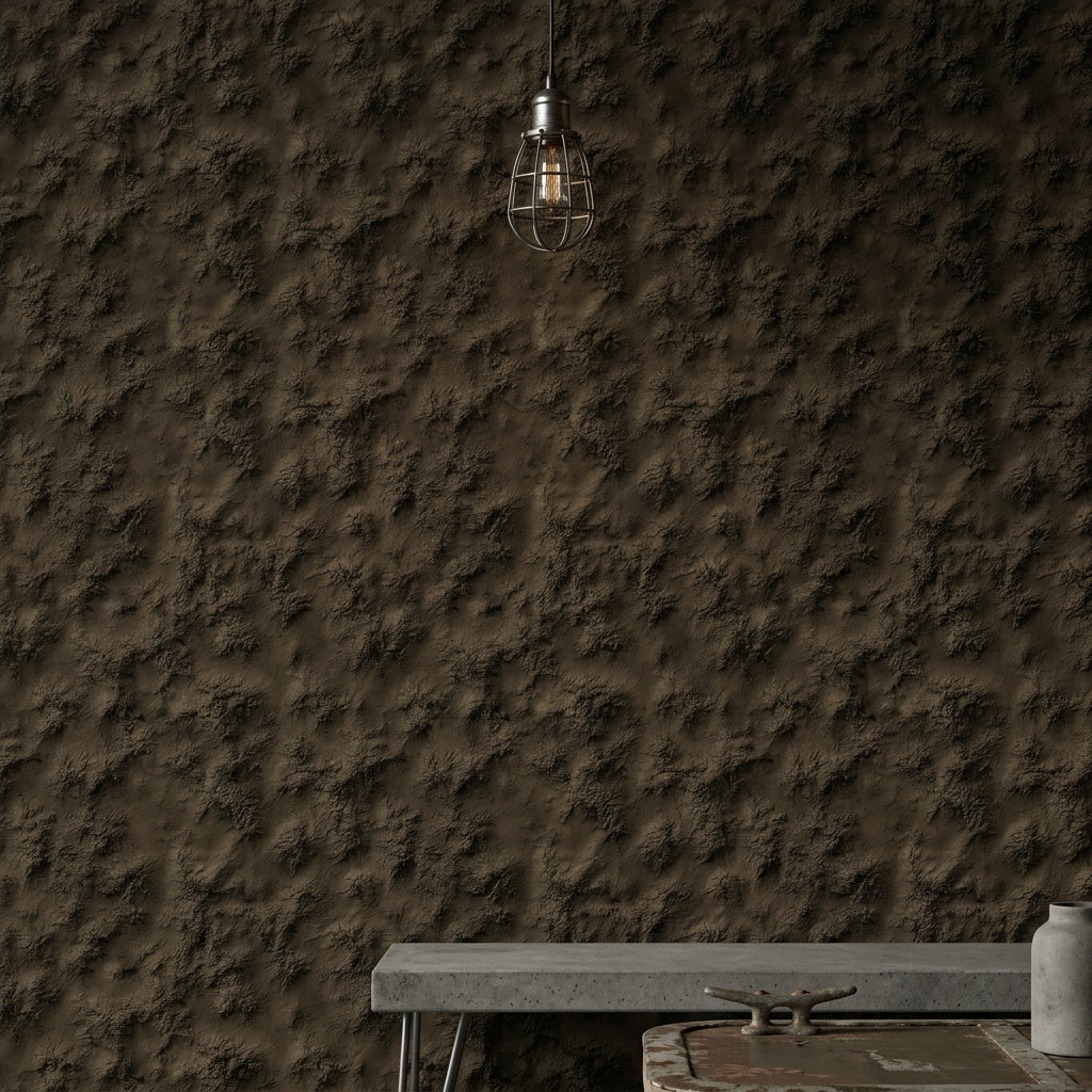 Cracked Earth Wallpaper Distressed Plaster Removable Abstract Texture Wall Double Roll