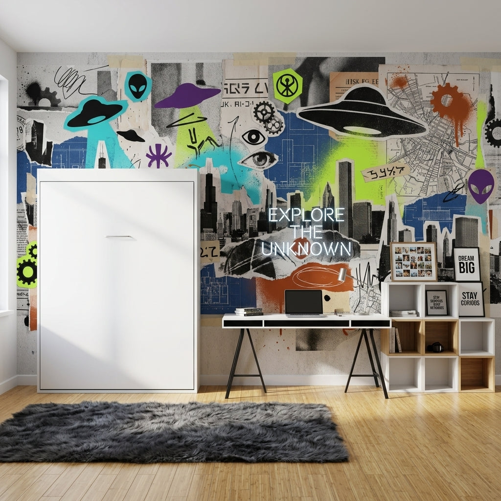 Poster Wall Wallpaper Paper Texture Urban Wall Mural