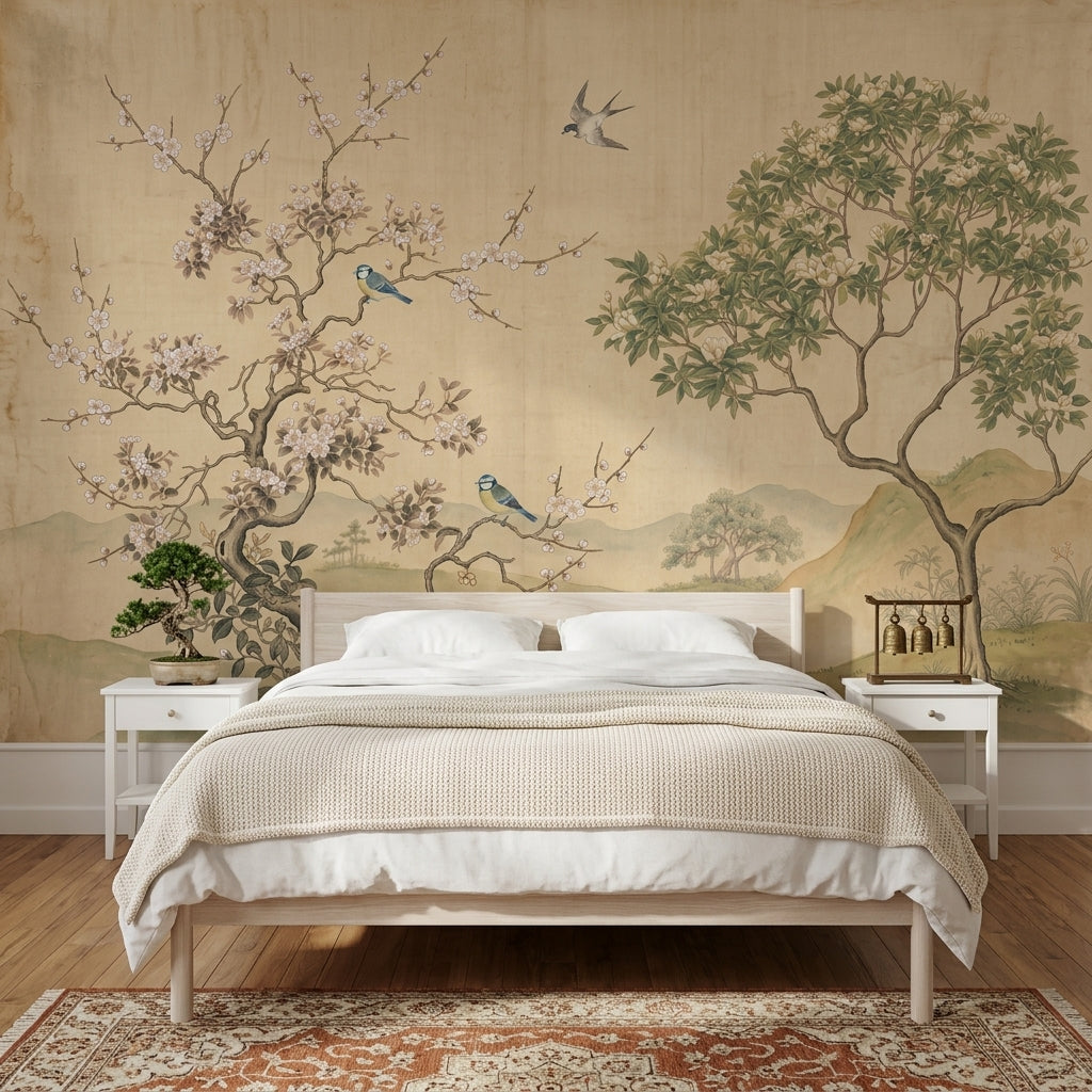 Muted Green Wallpaper Sage Green Removable Olive Green Wall Decor