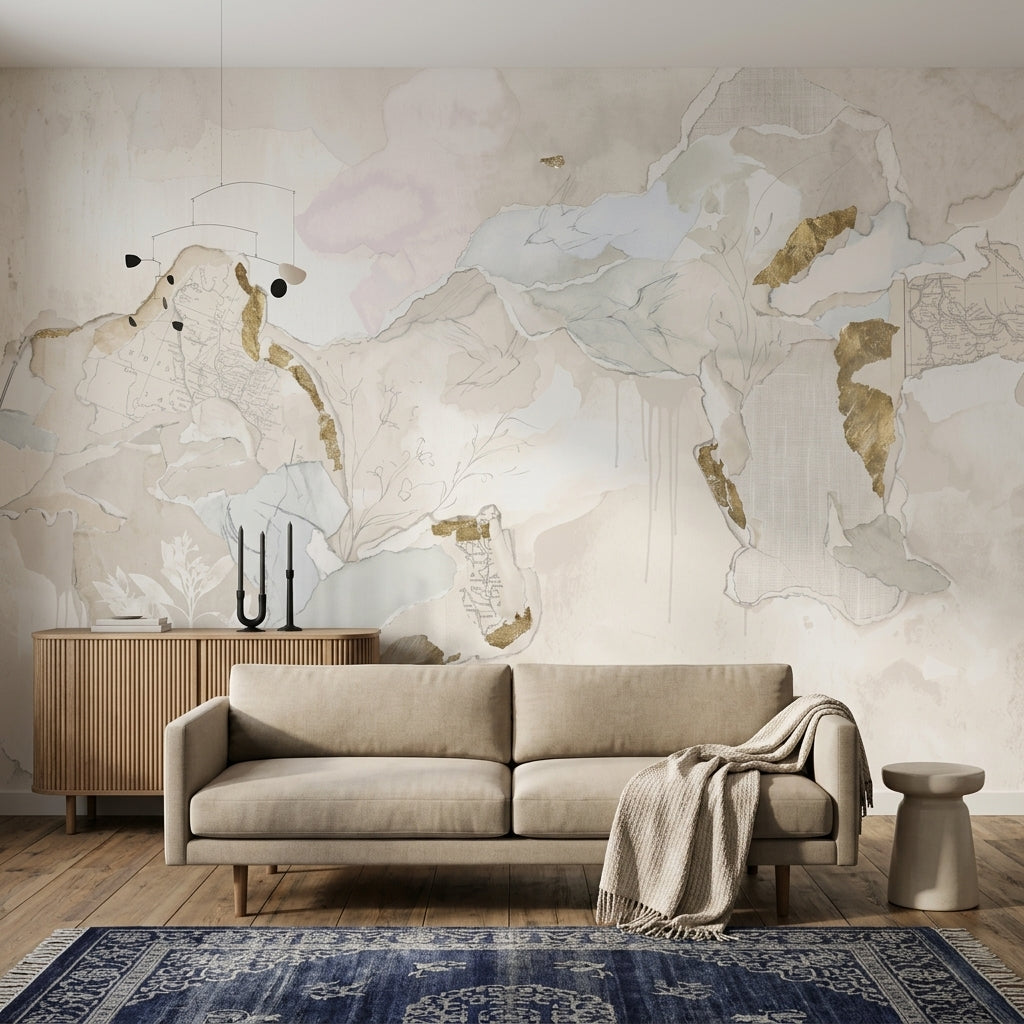 World Map Wallpaper World Map World Map Removable Wall Decor