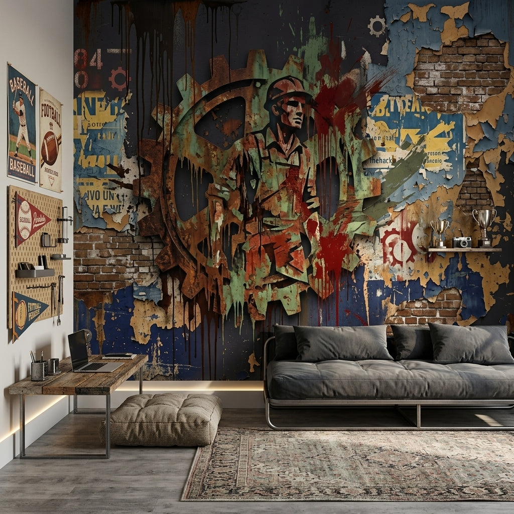 Brick Wall Wallpaper Posters Wall Mural