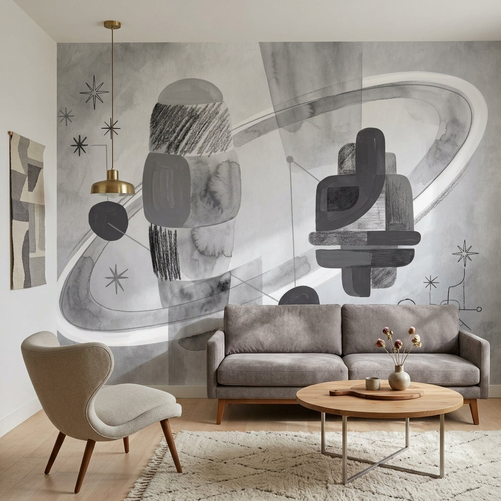 Paper Texture Wallpaper Mid Century Modern Paper Texture Removable Wall Decor