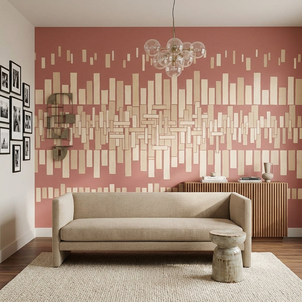 Mid Century Modern Wallpaper Modernist Retro Wall Mural
