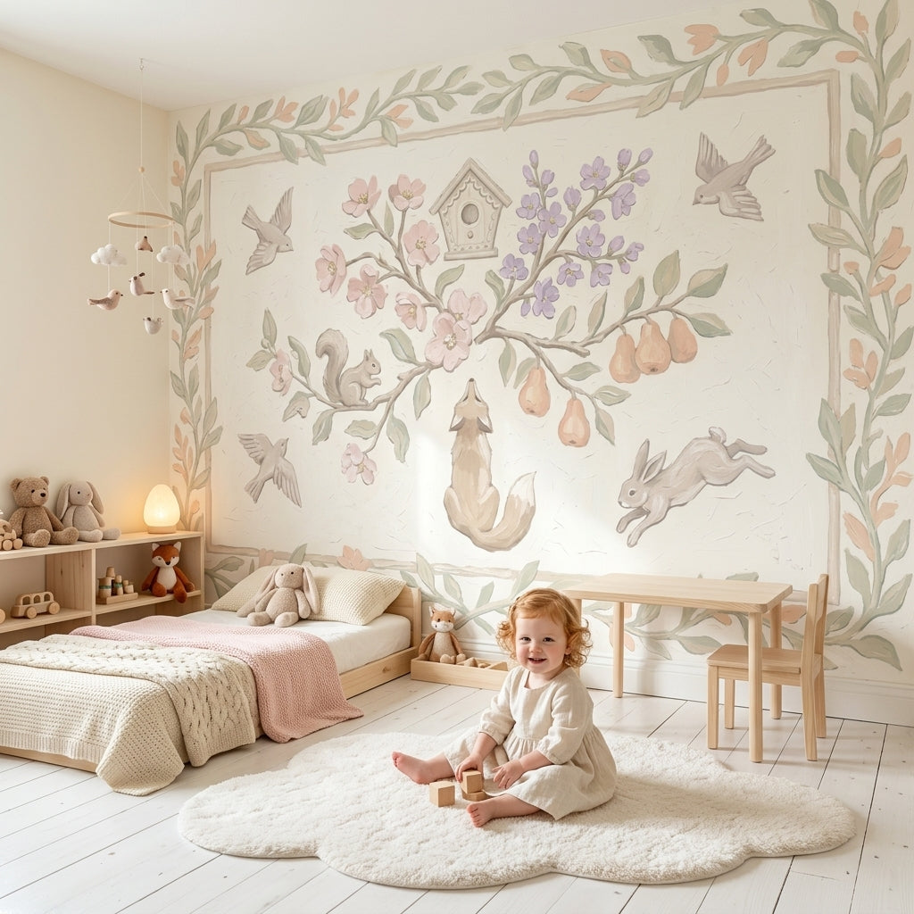 White Background Wallpaper Neutral Removable Pastel Wall Decor