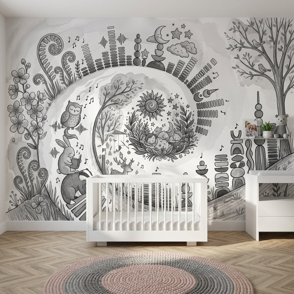 Totem Wallpaper Forest Removable Nursery Wall Decor
