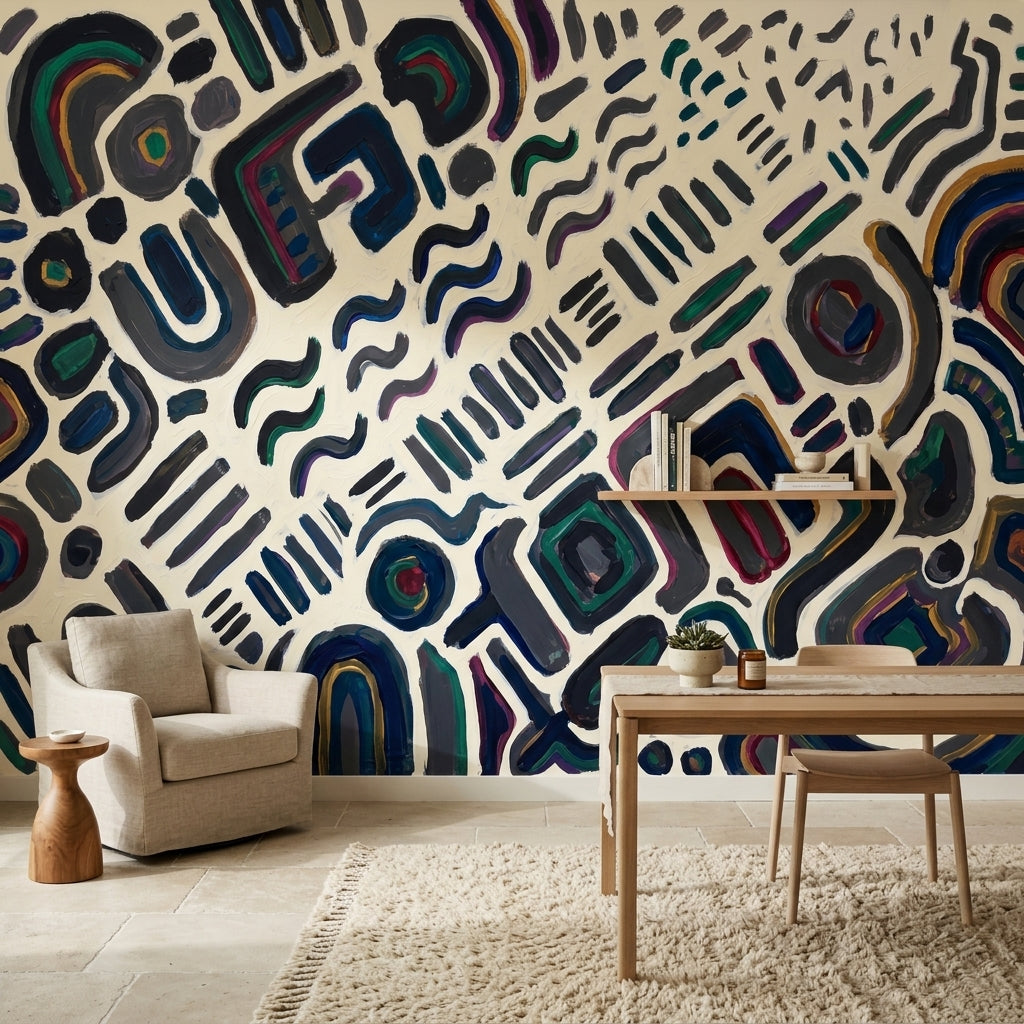 White Background Wallpaper Light Neutral Wall Mural