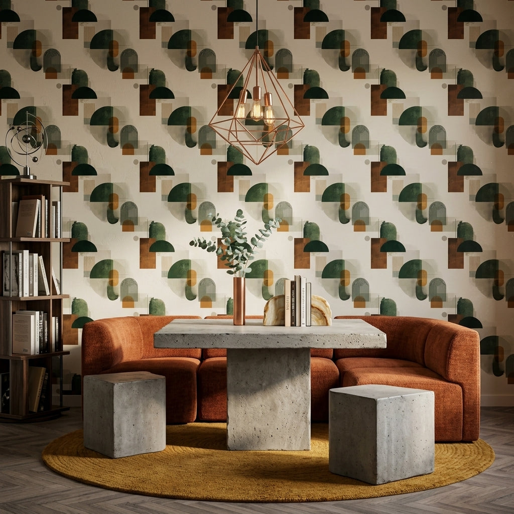 Paper Texture Wallpaper Mid Century Modern Paper Texture Decorative Mural