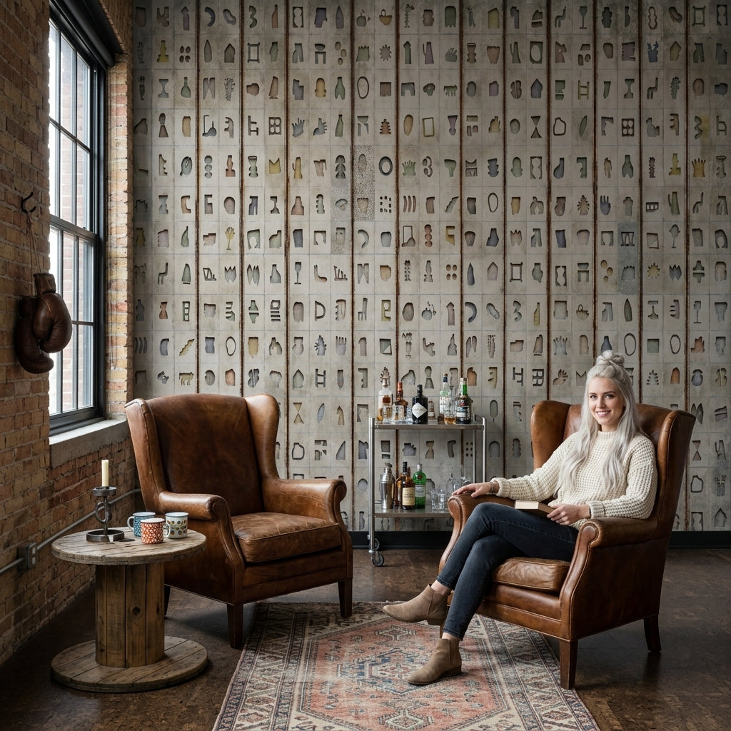 Concrete Texture Wallpaper Cement Industrial Wall Mural
