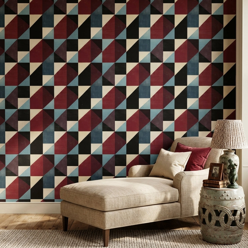 Mid Century Modern Wallpaper Retro Modern Decorative Mural