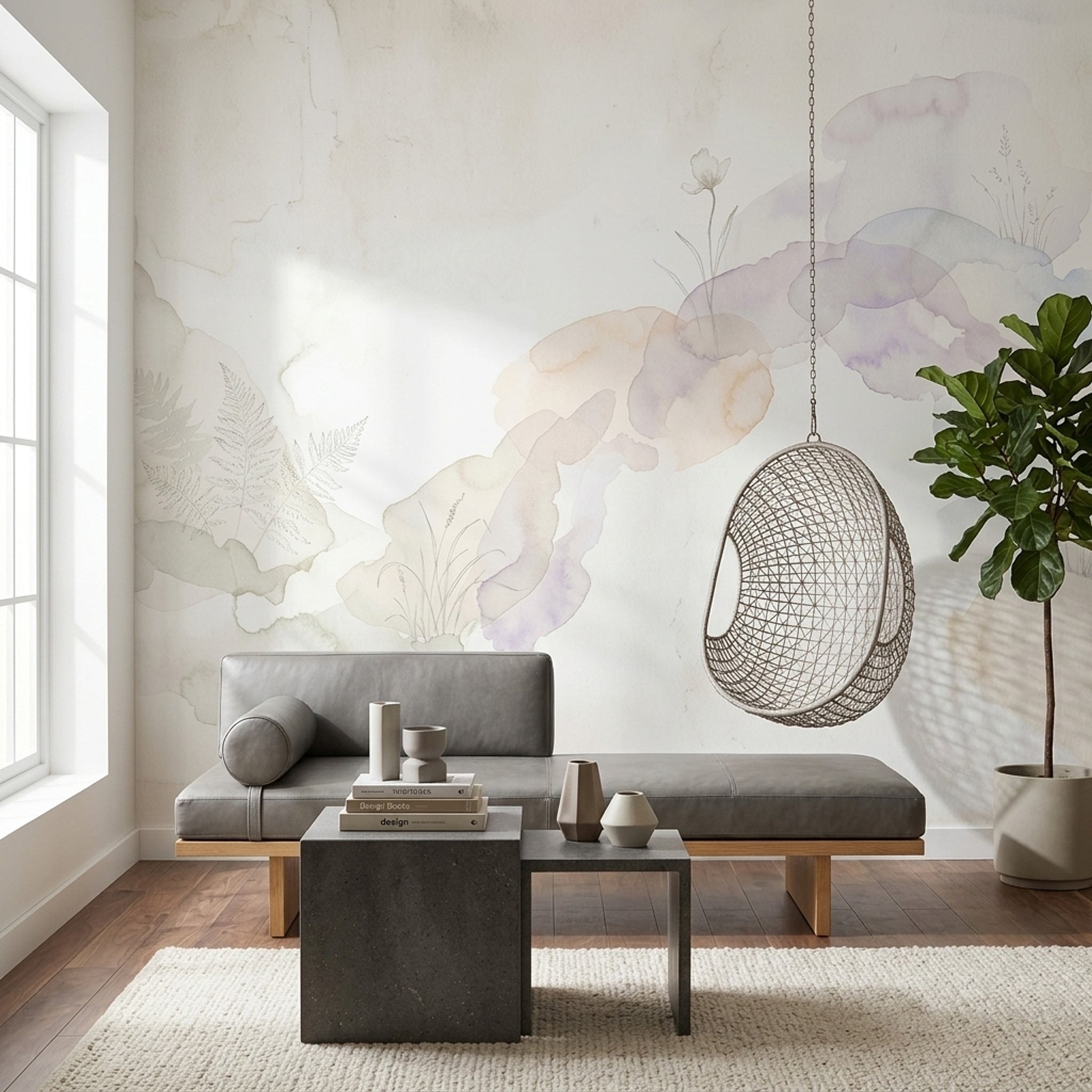 Paper Texture Wallpaper Textured Neutral Removable Wall Decor