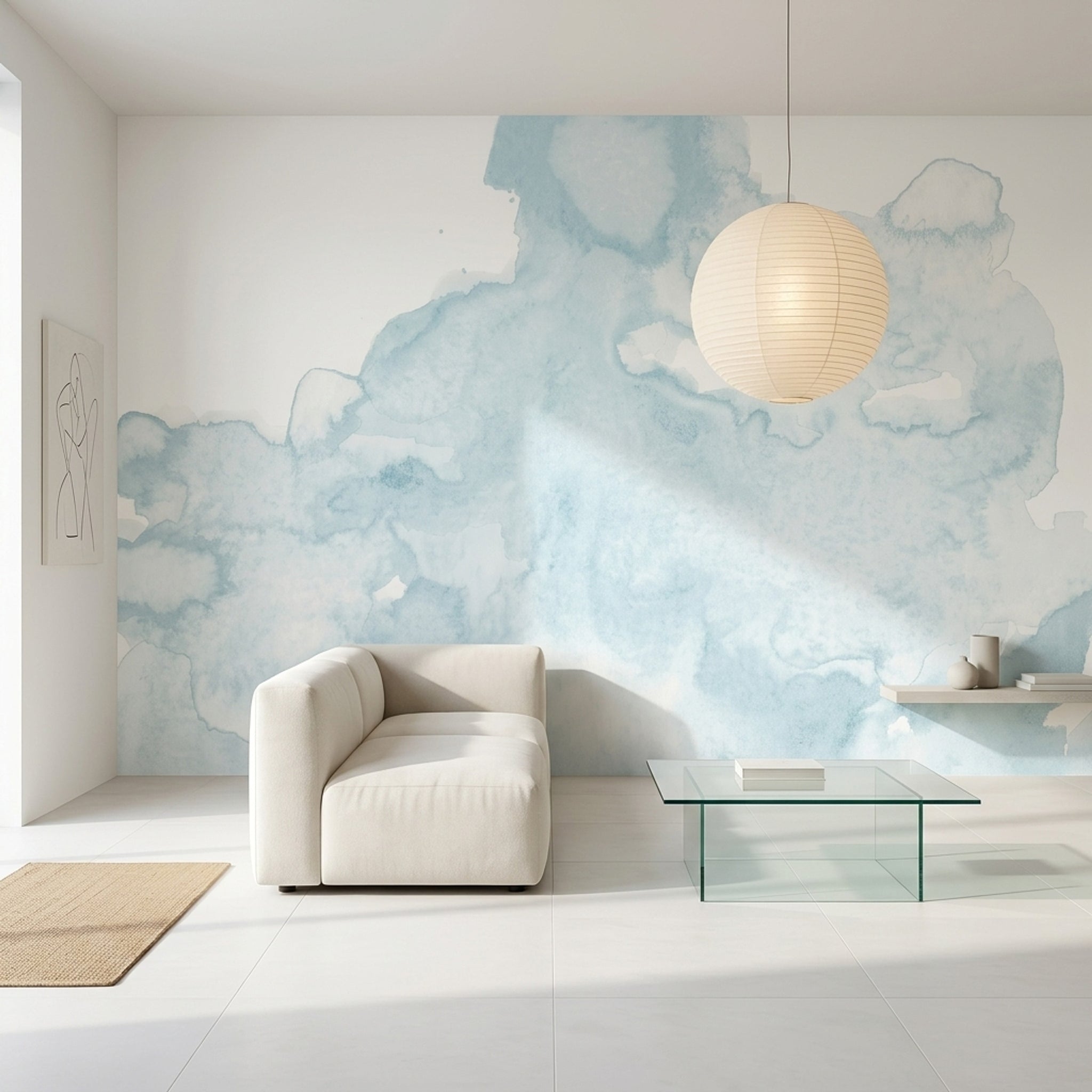 White Background Wallpaper Bright Background Bright Background Wall Mural