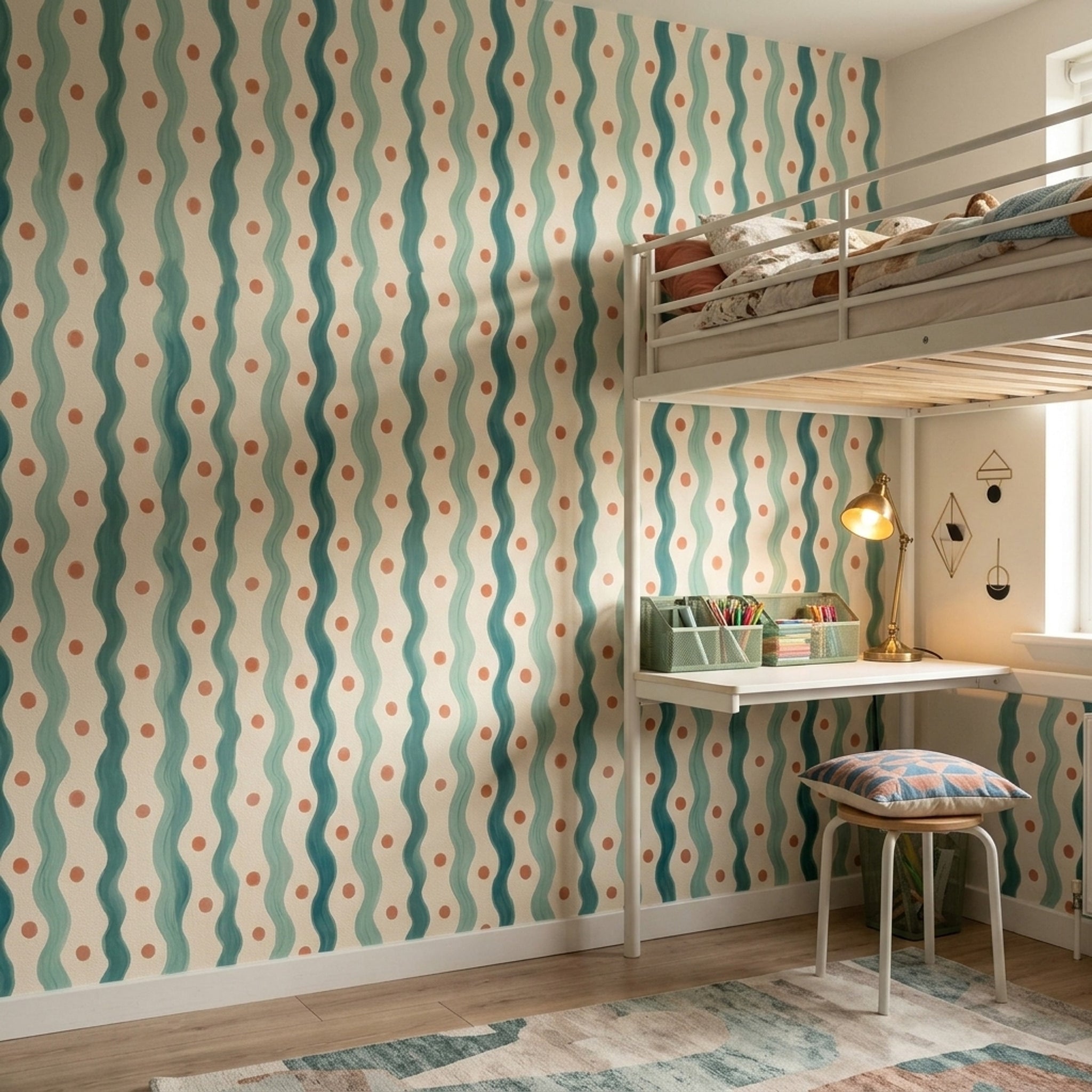Watercolor Texture Wallpaper Painted Texture Removable Textured Paper Wall Decor