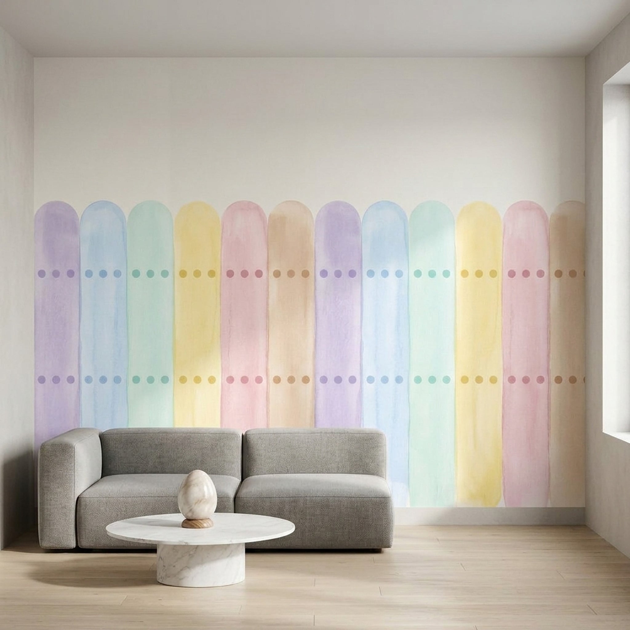 White Background Wallpaper Light Neutral Wall Mural