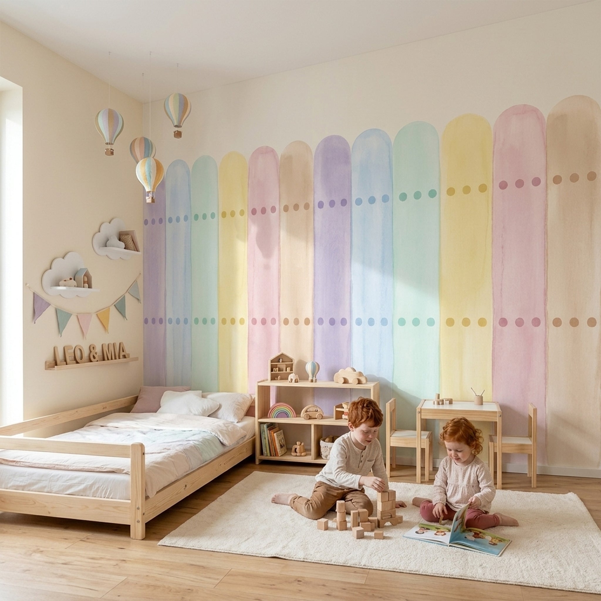 White Background Wallpaper Light Neutral Wall Mural