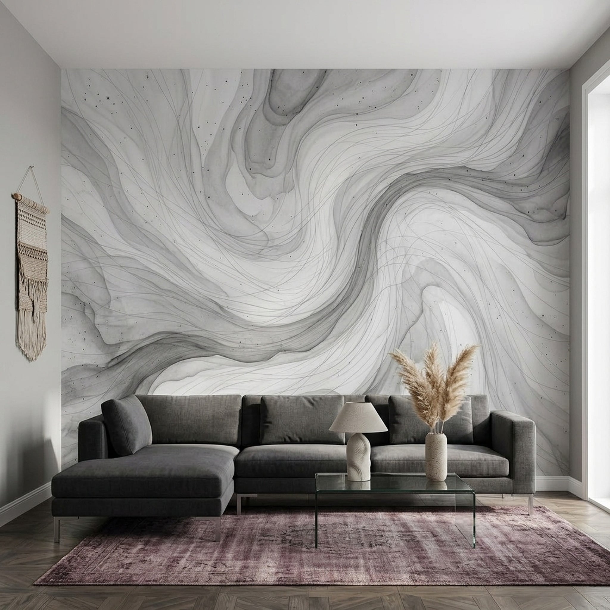 White Background Wallpaper Clean Backdrop Light Base Removable Wall Decor