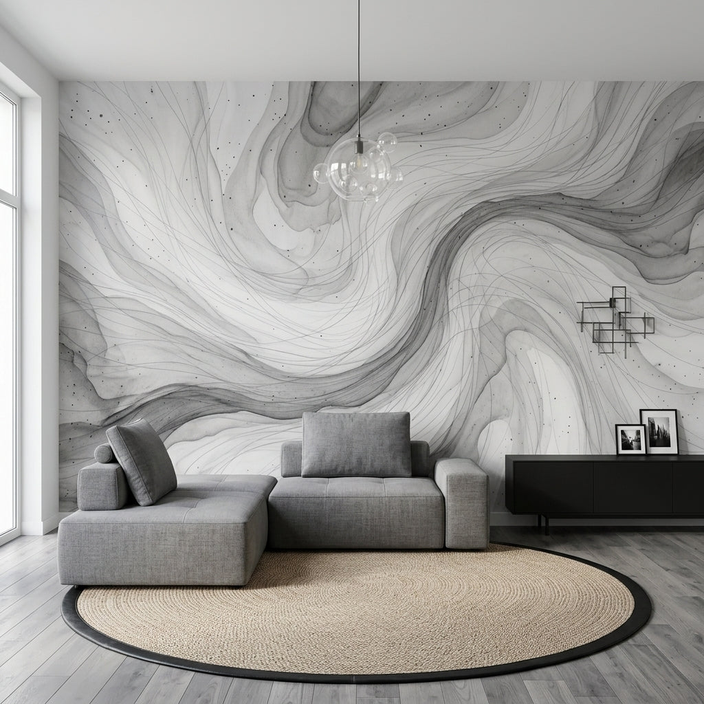 White Background Wallpaper Clean Backdrop Light Base Removable Wall Decor
