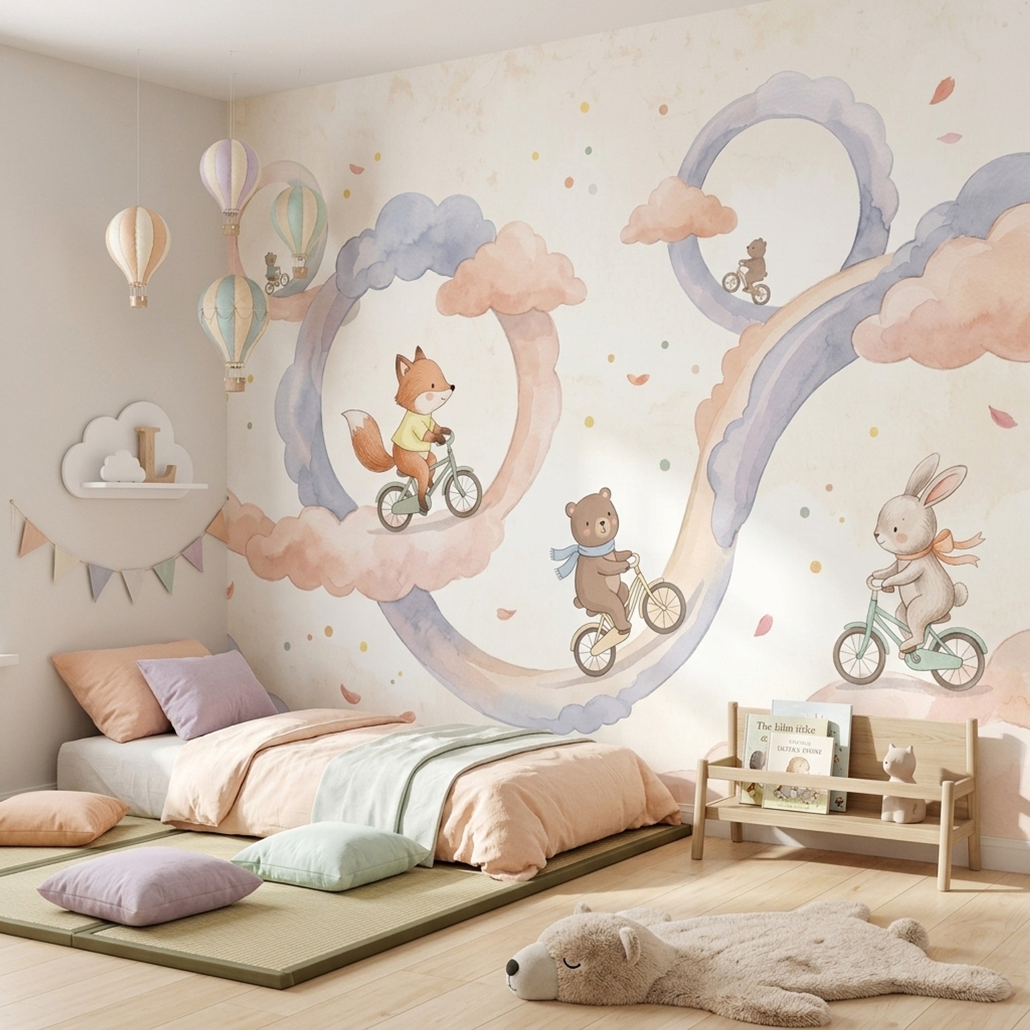 Paper Texture Wallpaper Watercolor Pastel Wall Mural