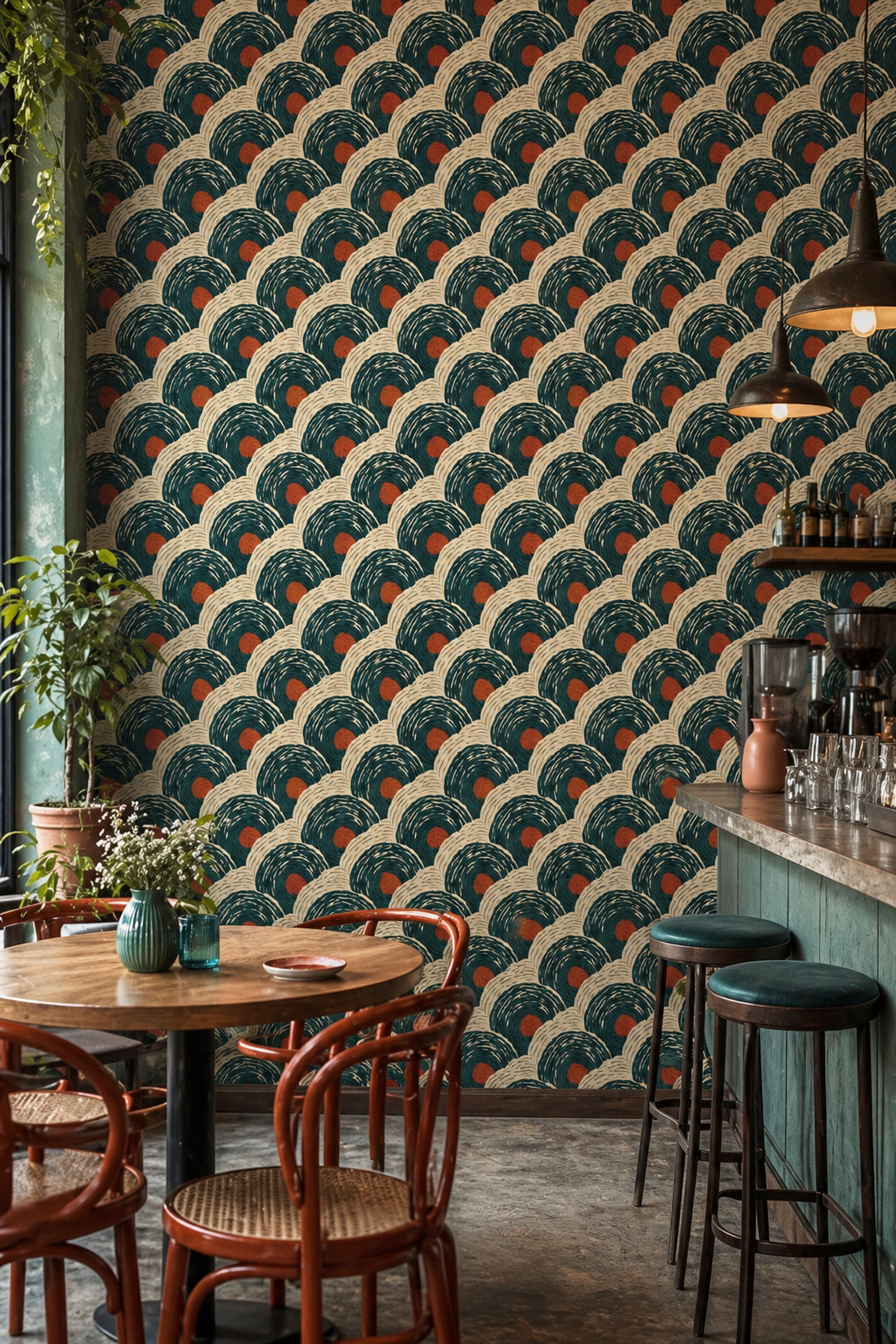 Abstract Pattern Wallpaper Modern Wall Decor
