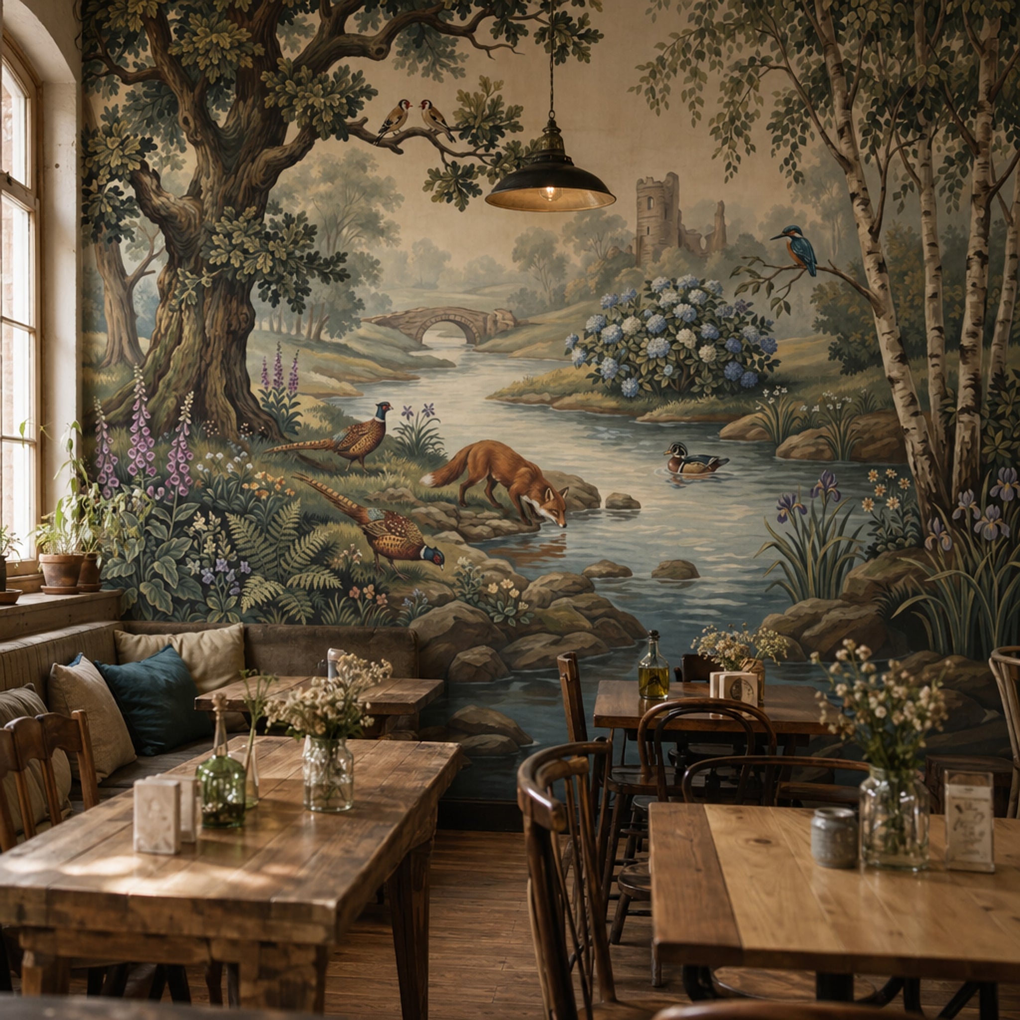 Meadow Flowers Wallpaper Wildflowers Cottage Garden Wall Mural