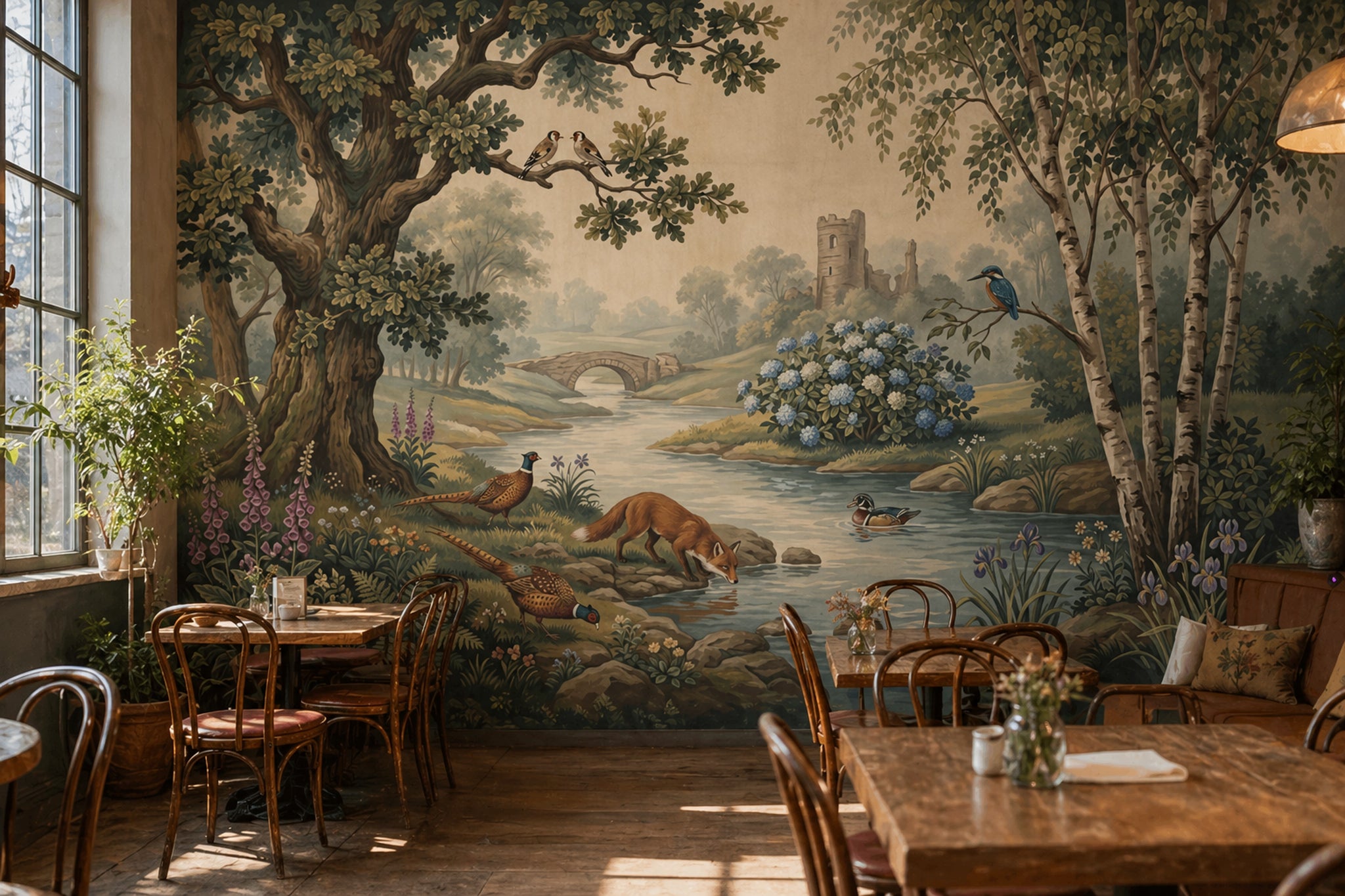 Meadow Flowers Wallpaper Wildflowers Cottage Garden Wall Mural