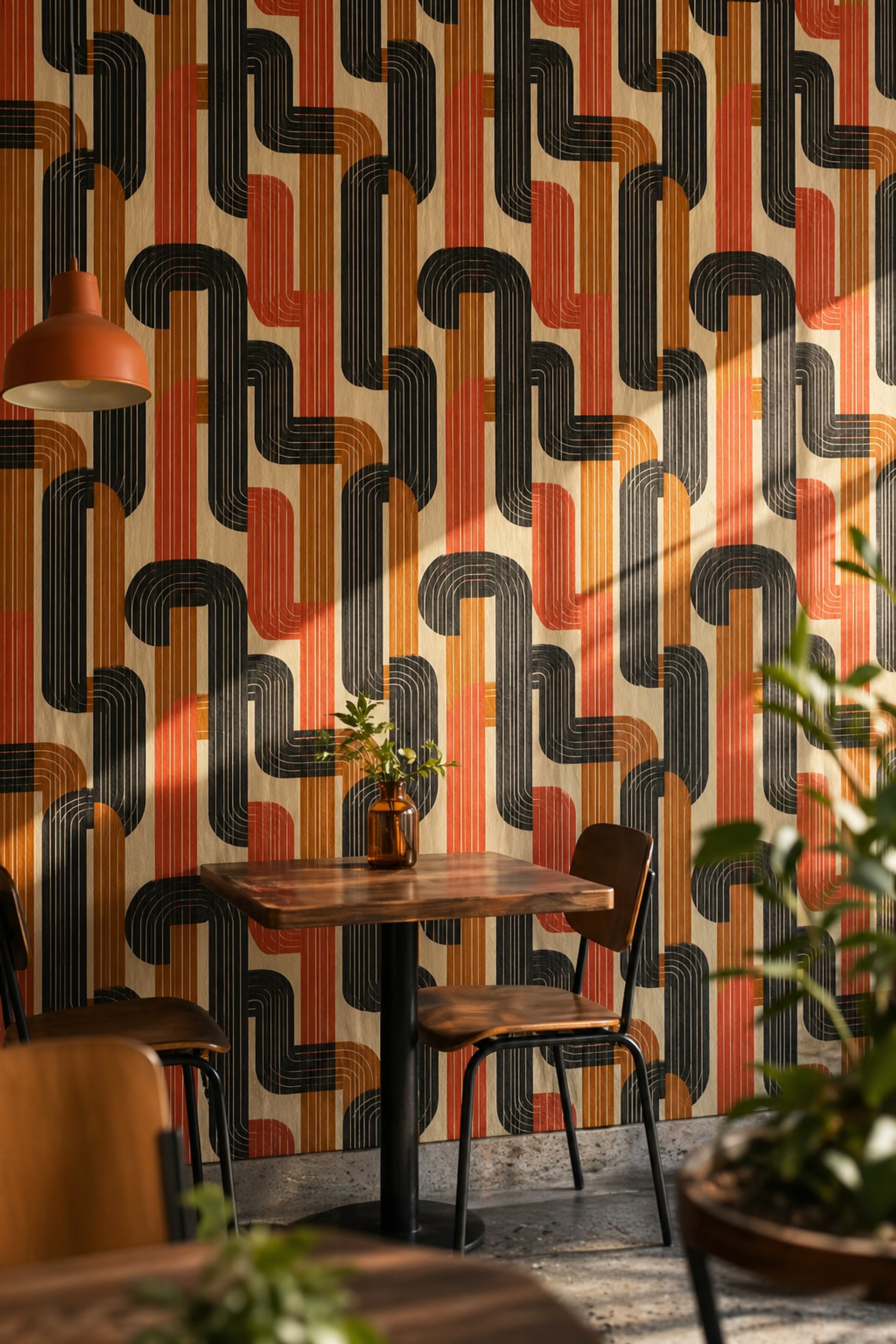 Mid Century Modern Wallpaper Mid Century Modern Removable Mid Century Modern Wall Decor