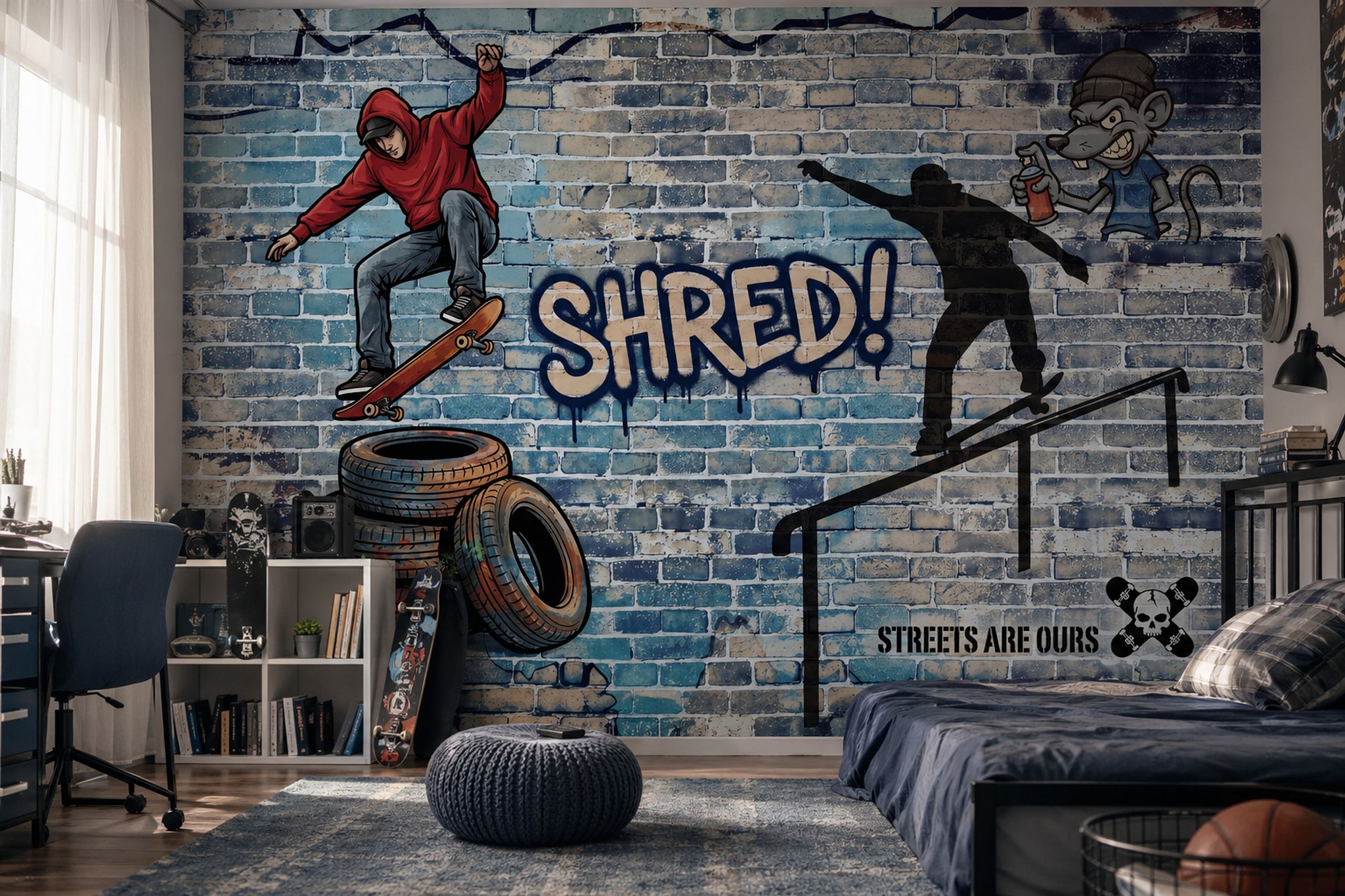Graffiti Brick Wall Wallpaper Brick Wall White Brick Wall Wall Mural