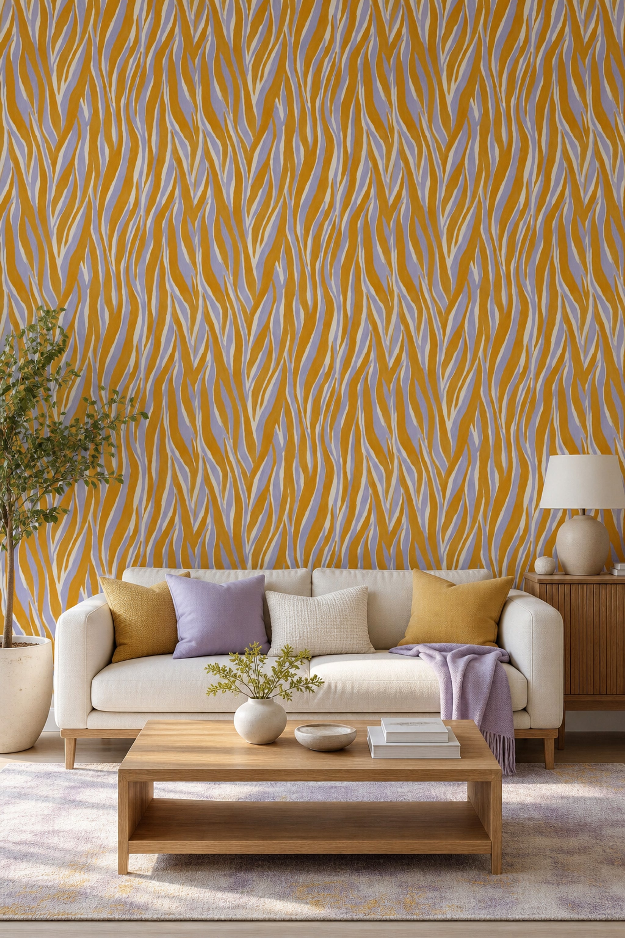 Zebra Stripe Wallpaper Animal Print Removable Abstract Wall Double Roll