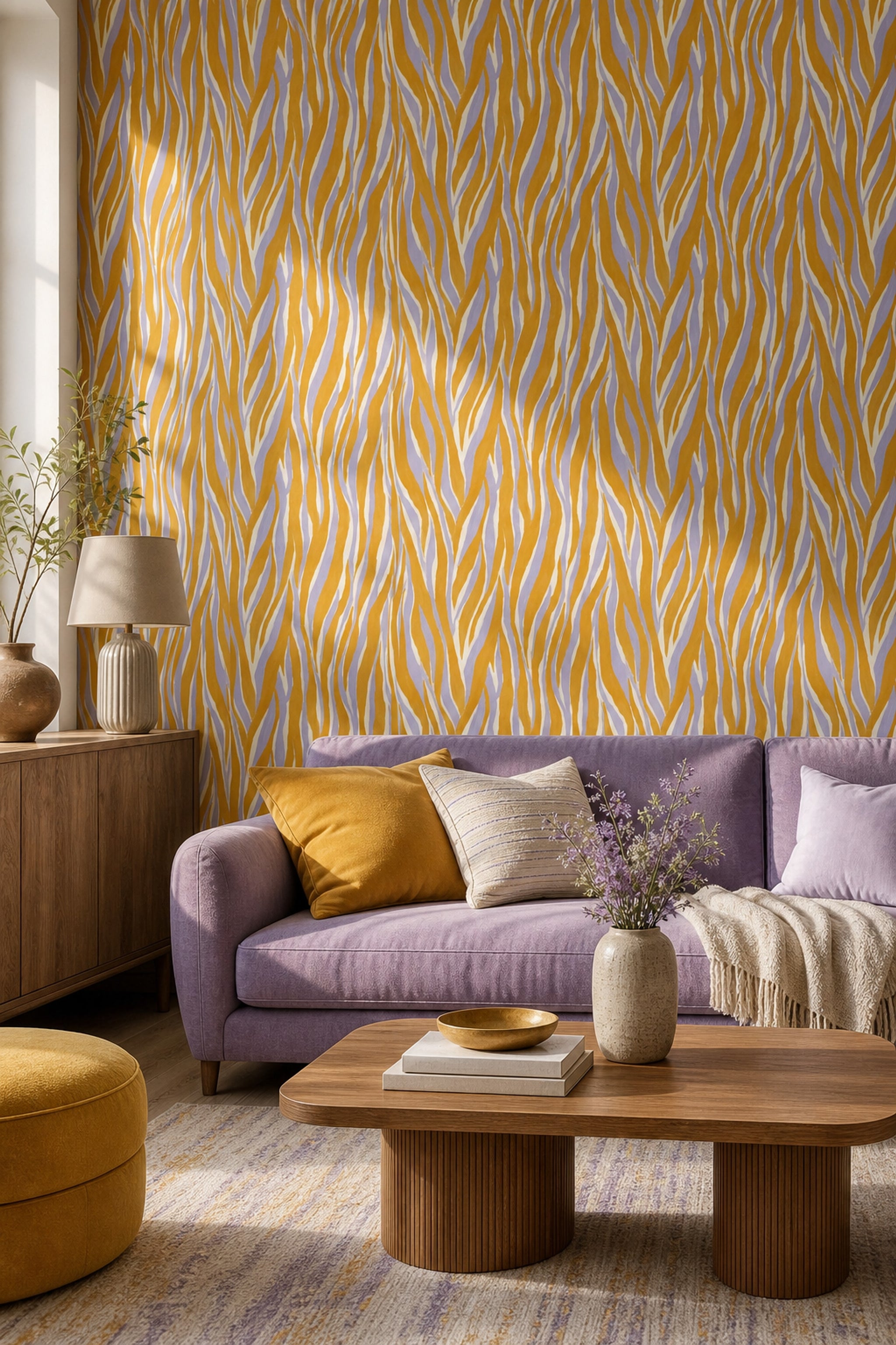 Zebra Stripe Wallpaper Animal Print Removable Abstract Wall Double Roll