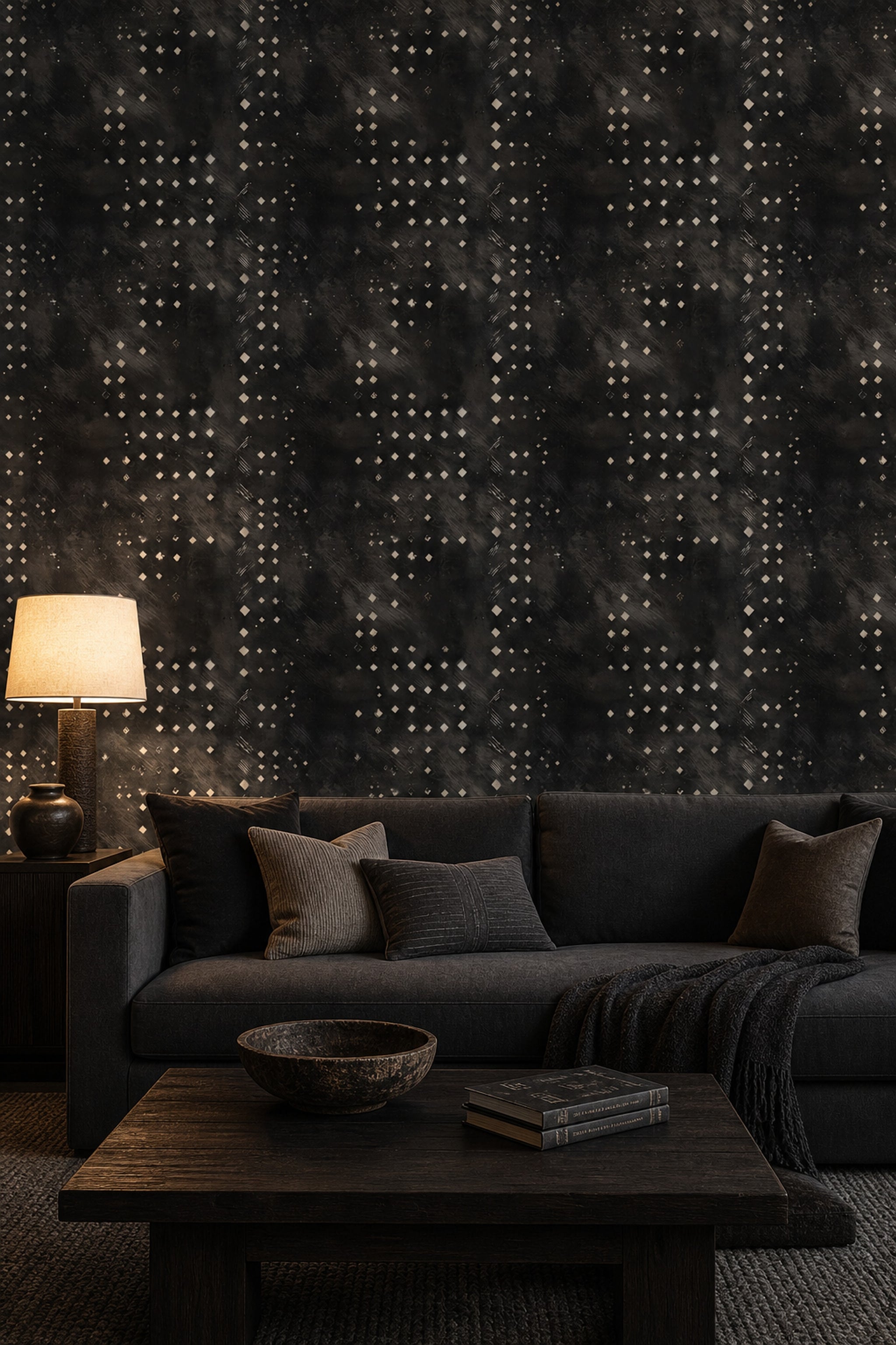 Texture Grunge Wallpaper Dark Abstract Removable Wall Decor