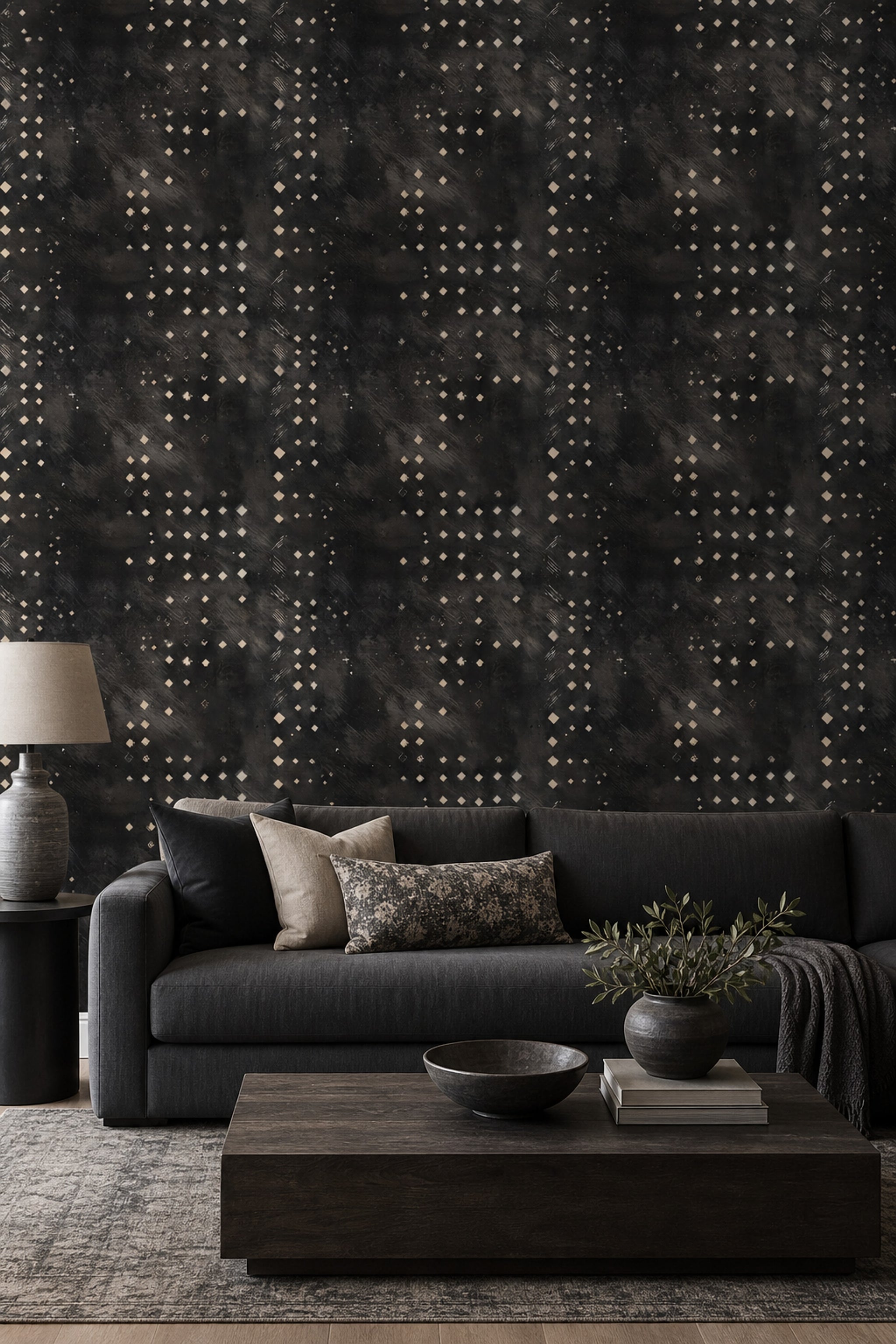 Texture Grunge Wallpaper Dark Abstract Removable Wall Decor