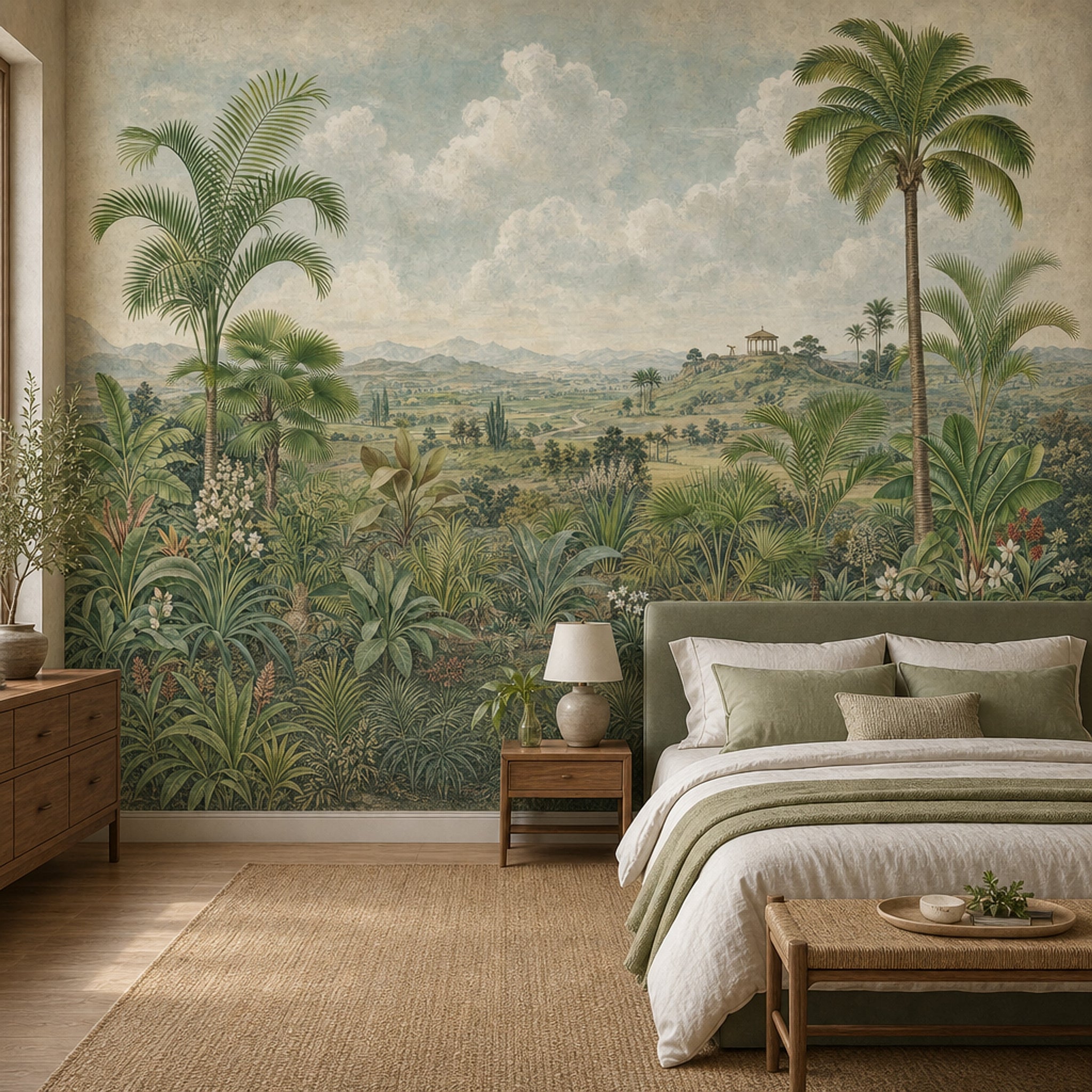 Cloudy Sky Wallpaper Overcast Gray Removable Wall Decor