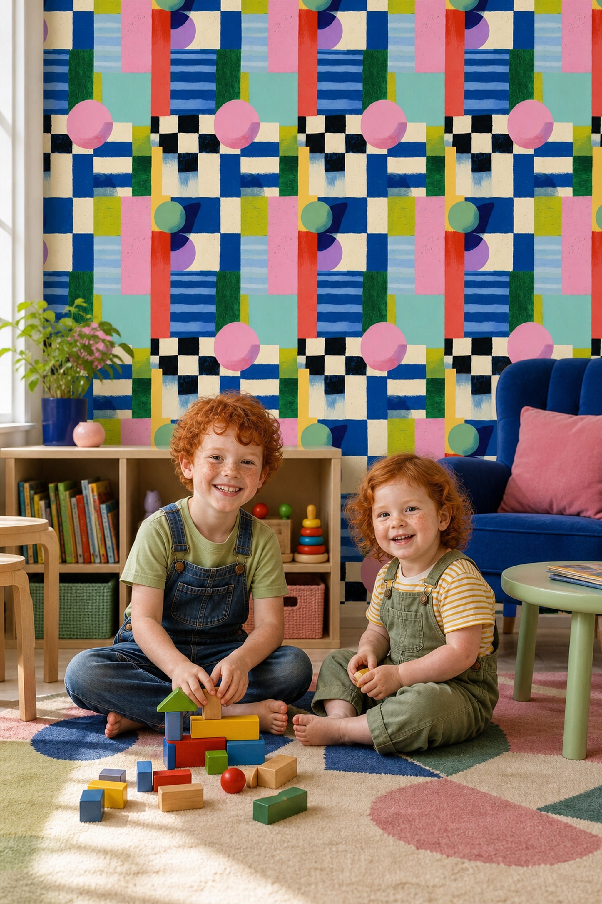 Mid Century Modern Wallpaper Modern Contemporary Decorative Mural