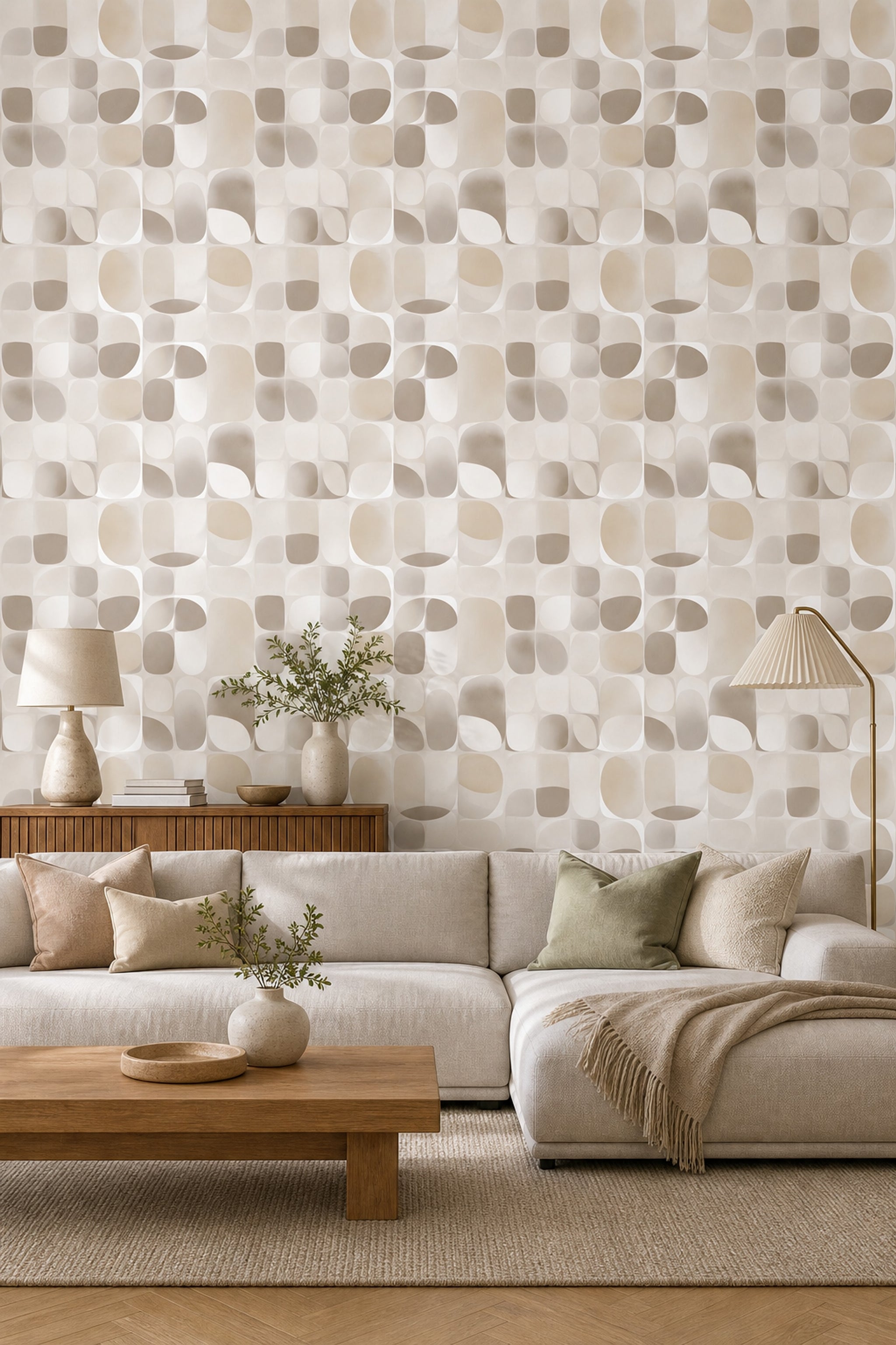 Mid-Century Modern Wallpaper Modern Contemporary Decorative Mural